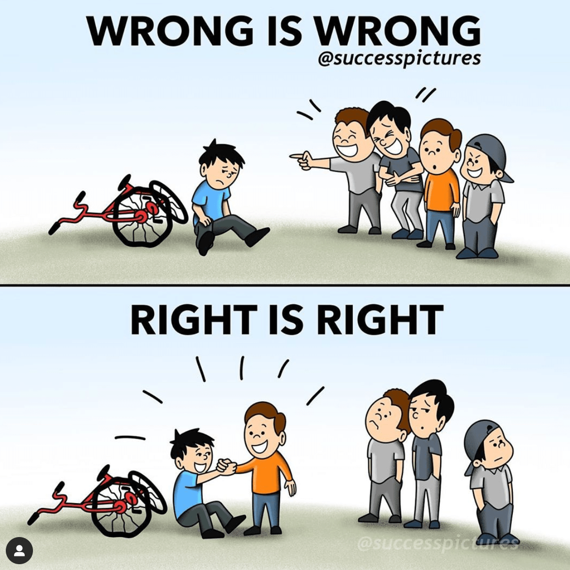 [Image] Never be afraid to stand out from the crowd if it is necessary