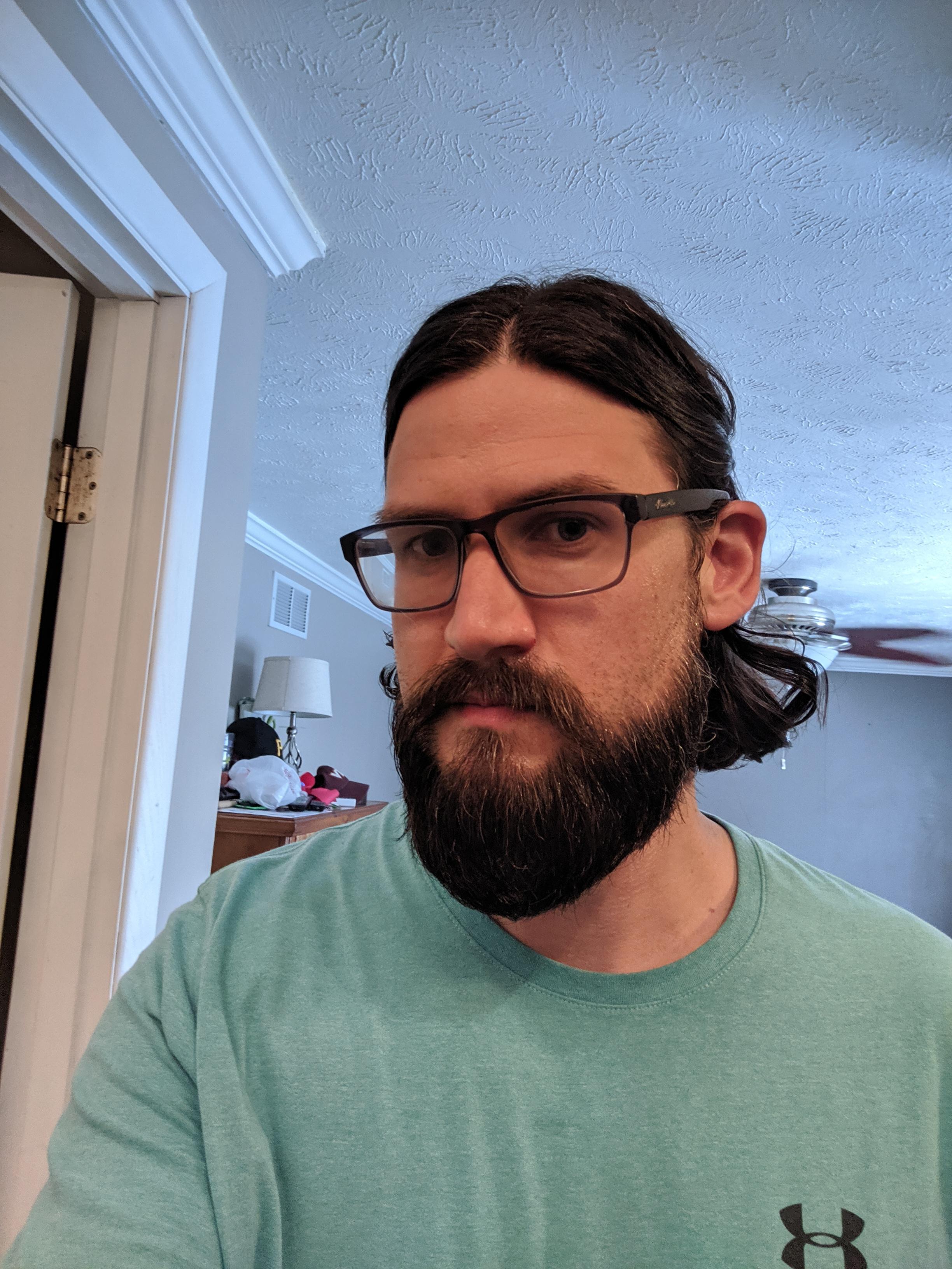Sea salt spray + hair dryer = magic r/beards