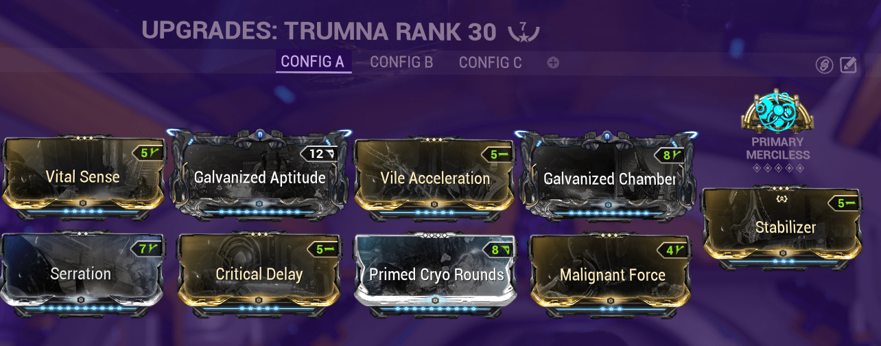 Finally I made Trumna reliable for Steel Path! Bless the plague star
