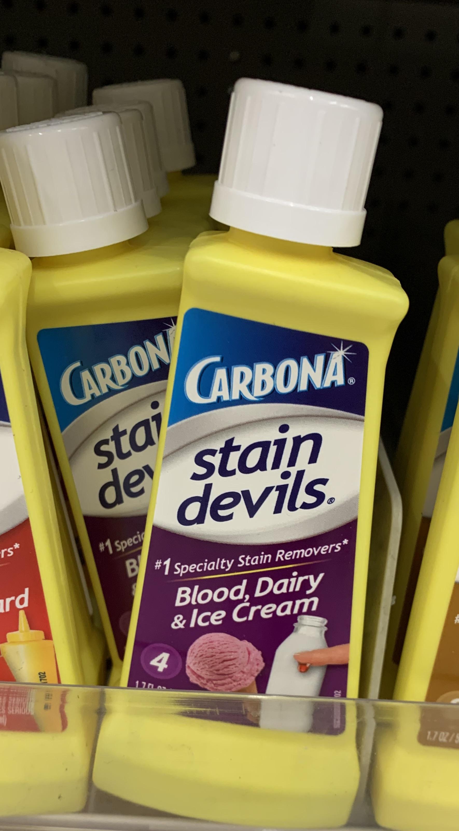 This stain remover’s target stains r/mildlyinteresting