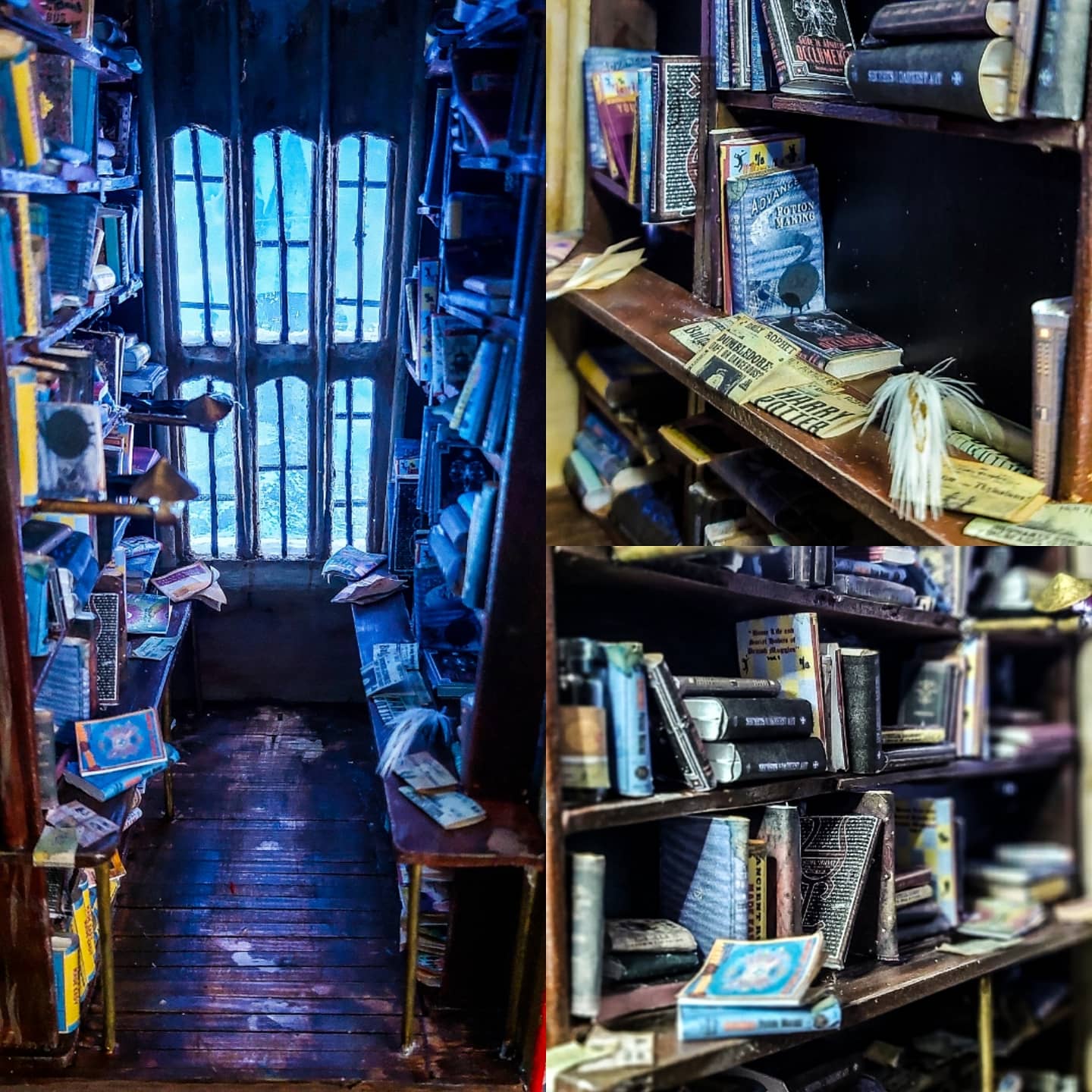 Hogwarts Library Booknook from Harry Potter Series. r/booknooks