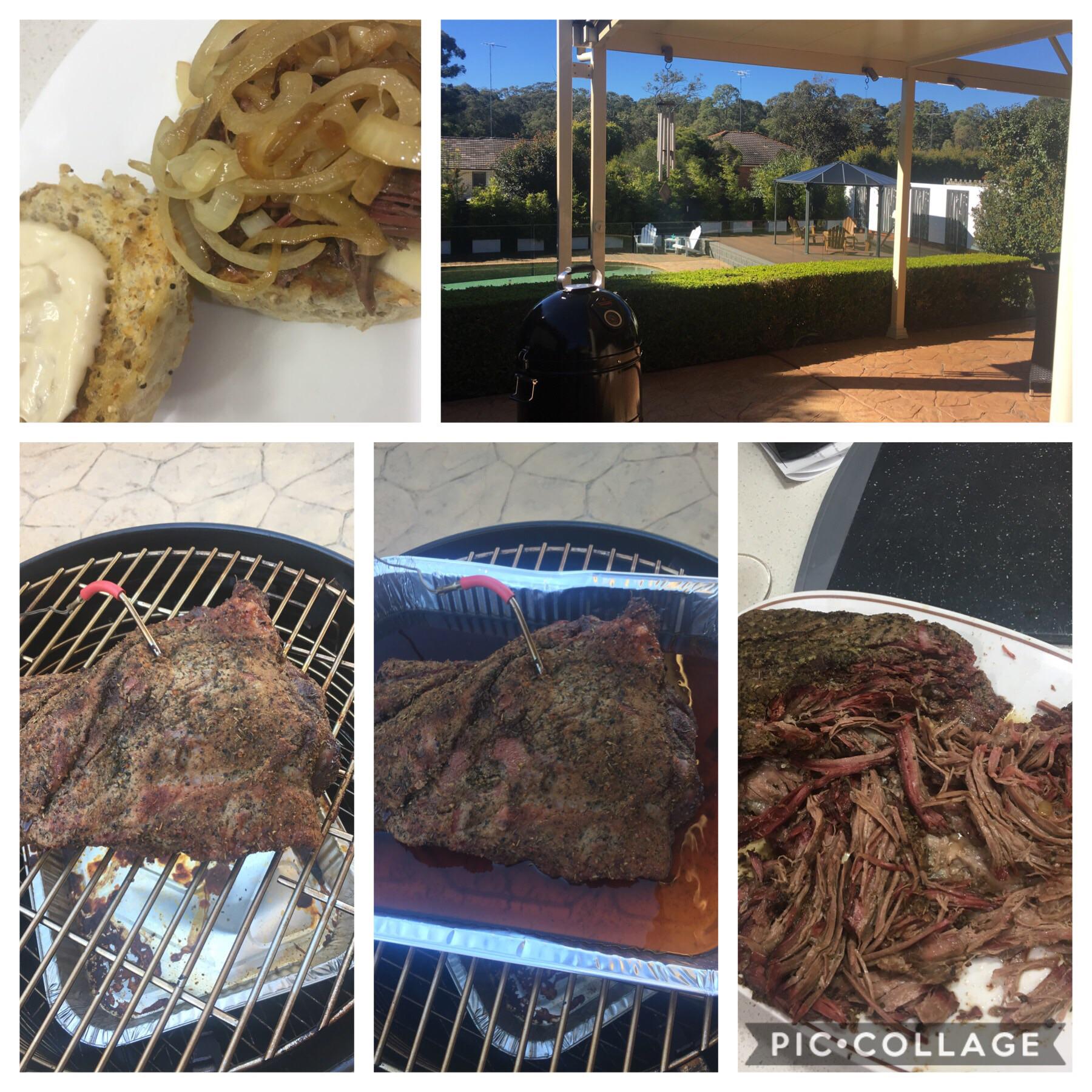 Lord Reed’s chuck roast pull sandwiches. Perfect for a mid winters day in Australia. r