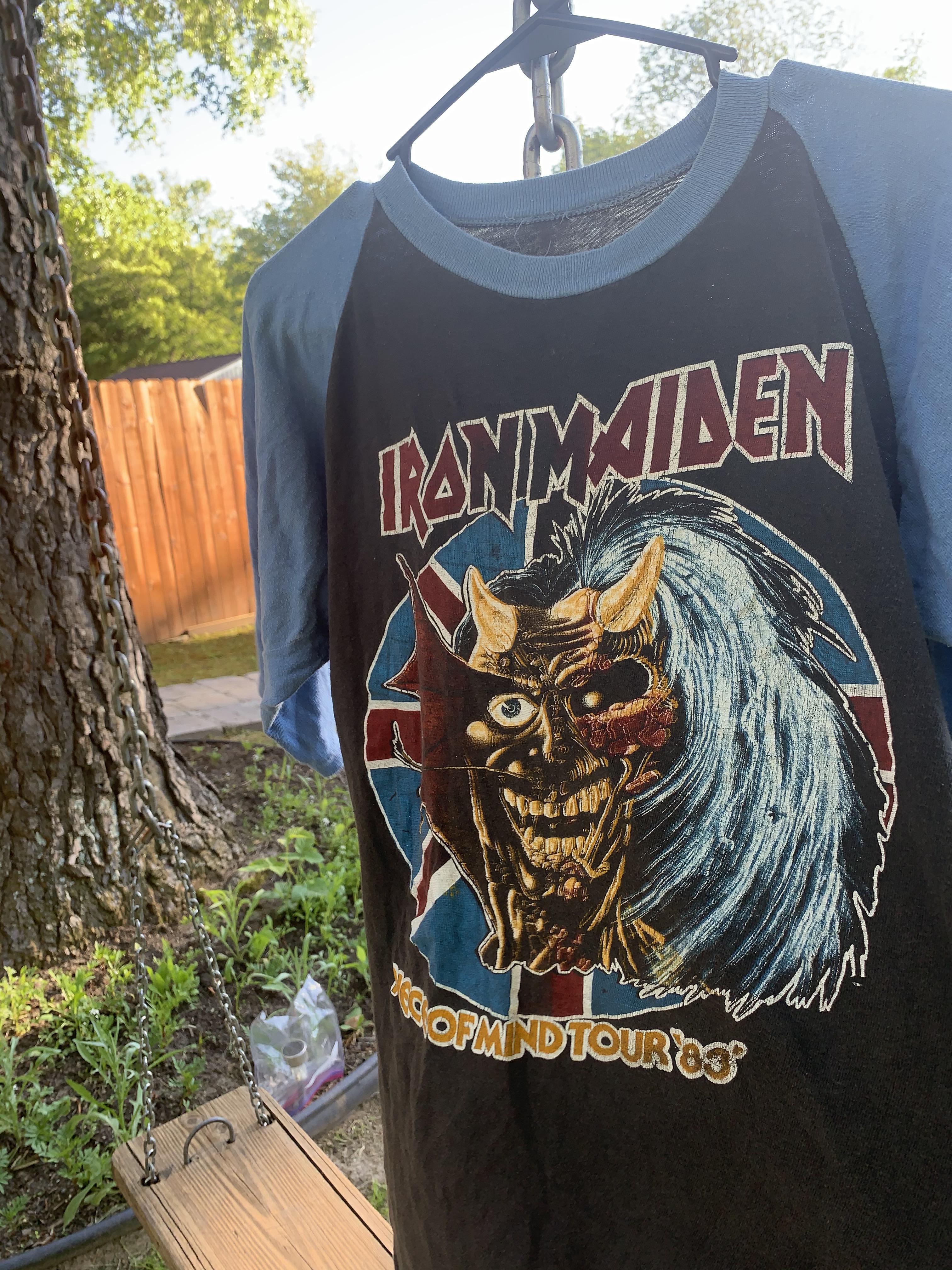 bootleg from 1983, Iron Maiden went on tour and had quiet riot as