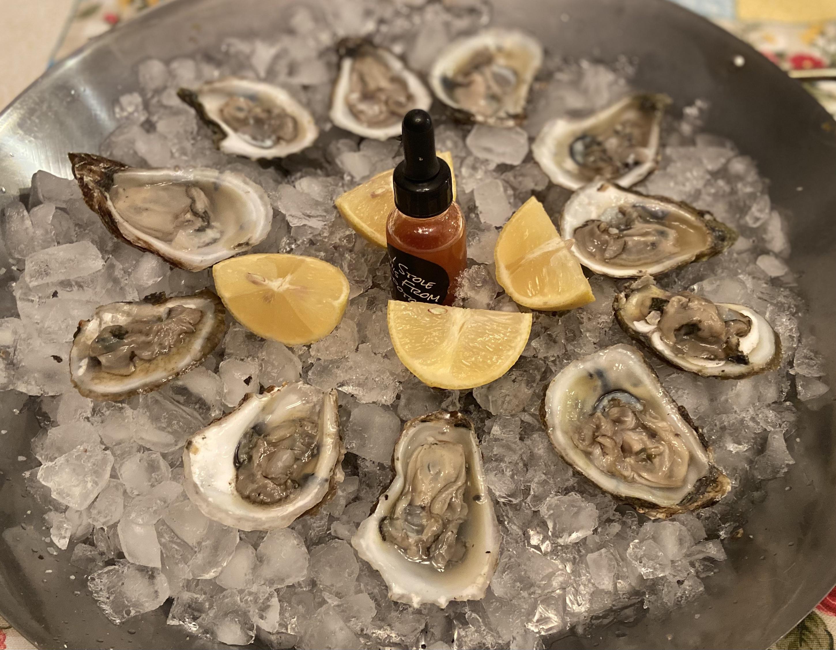 [homemade] blue point oysters r/food