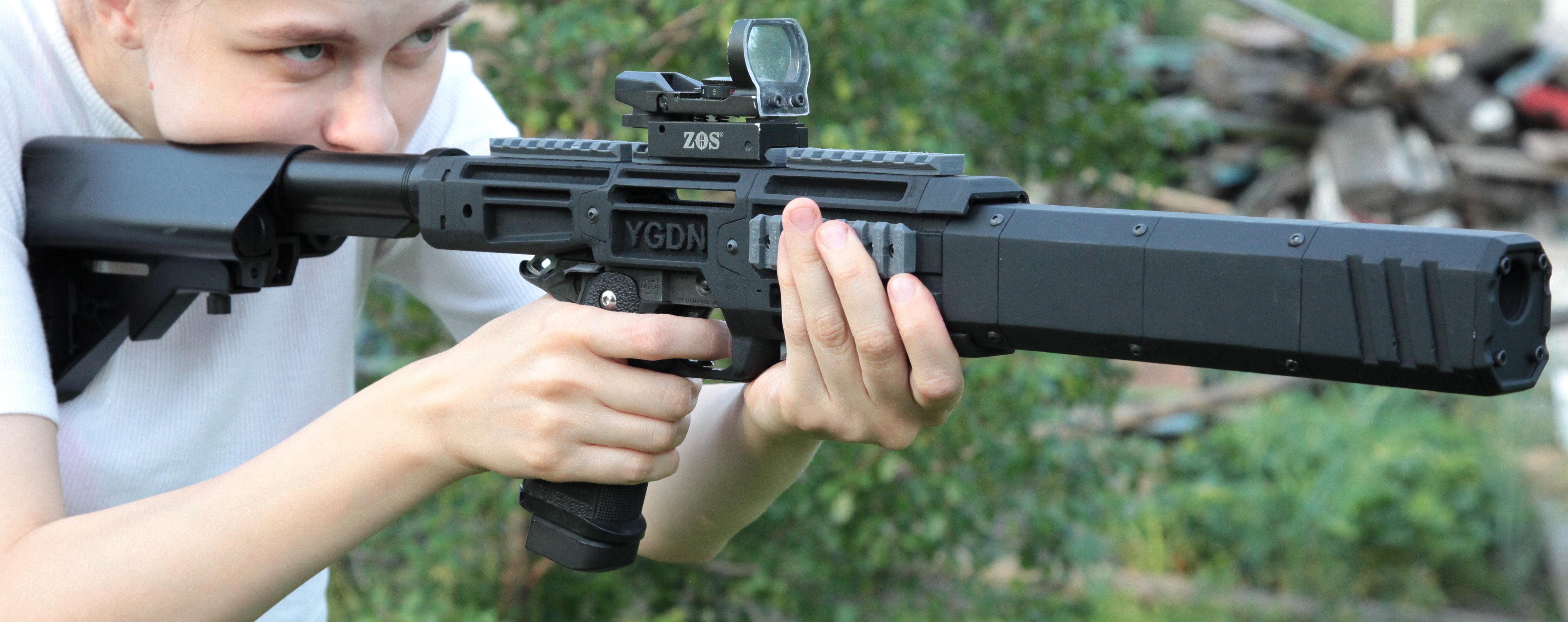 TM HiCapa carbine conversion kit 3D printed r/airsoft