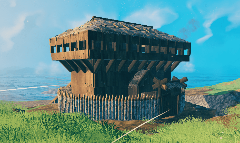 Early Wooden Castle Keep r/valheim