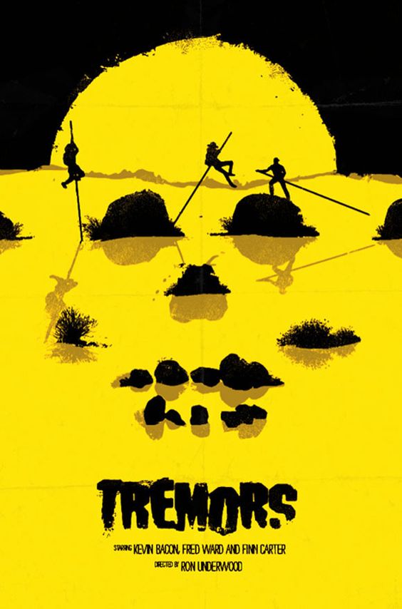 Tremors poster by Olly Moss r/DesignPorn