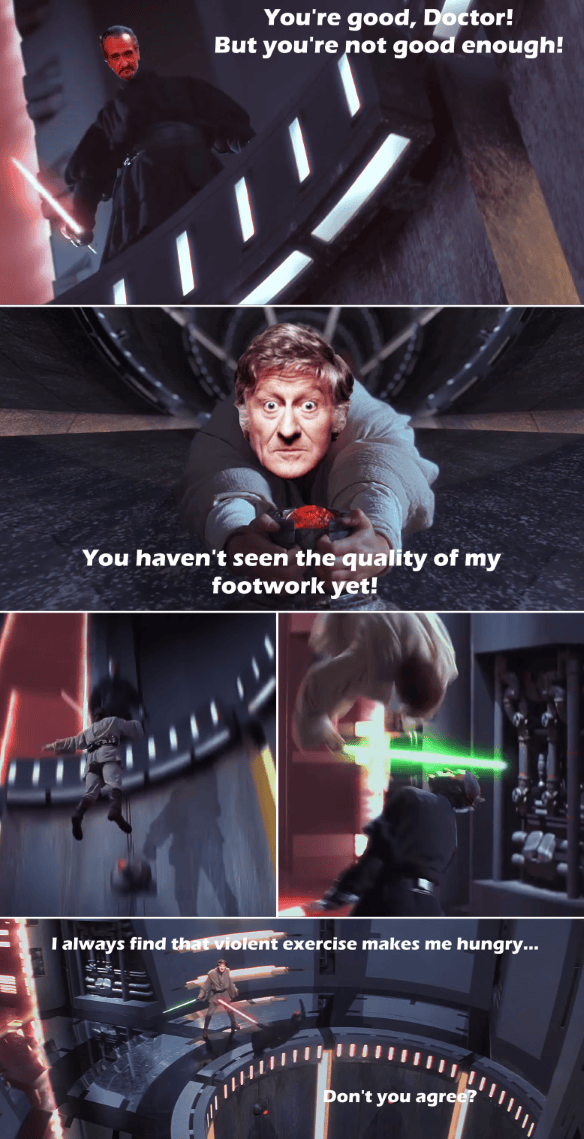 The Doctor has the high (moral) ground! DoctorWhumour