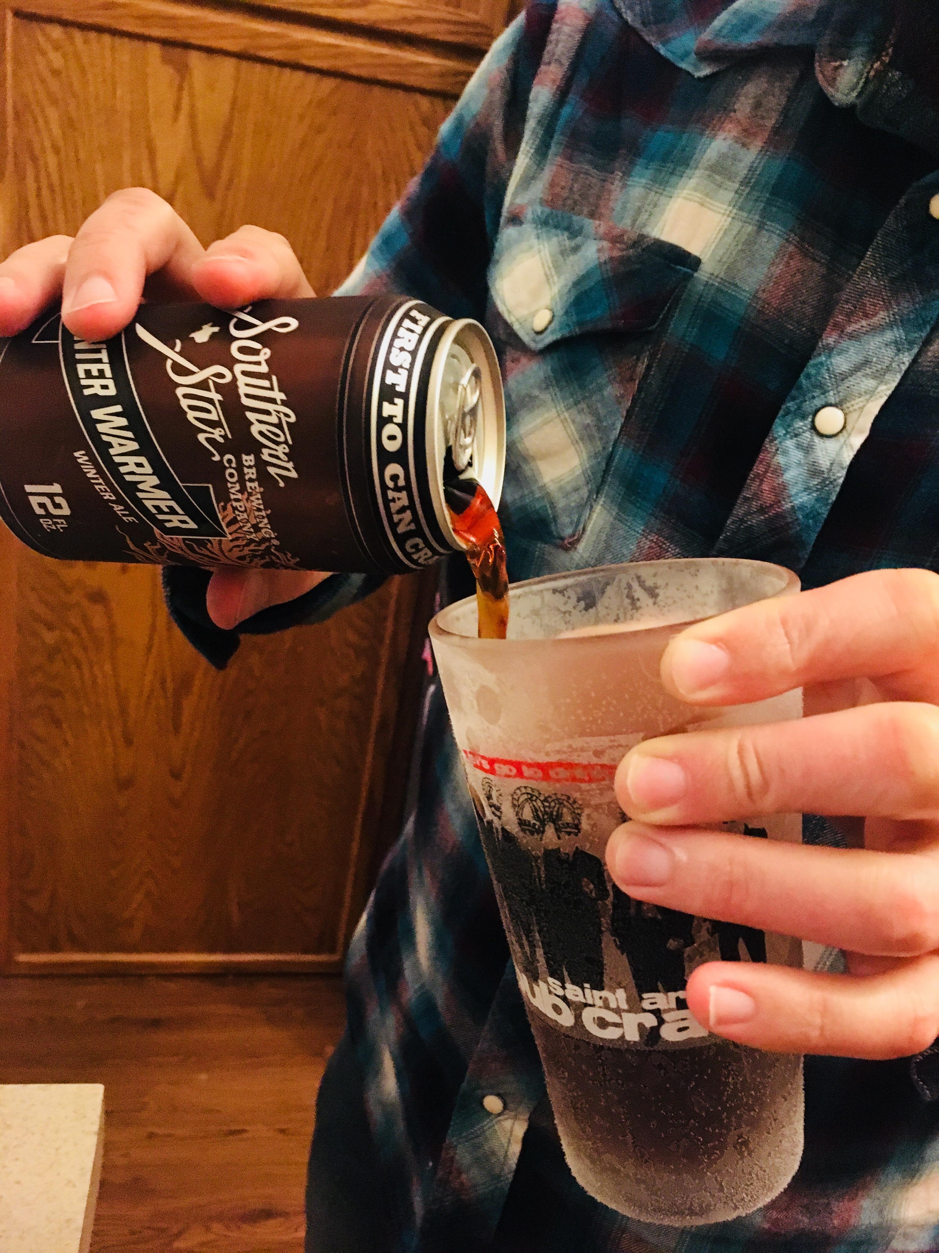Warming up with a cold beer. r/beerporn