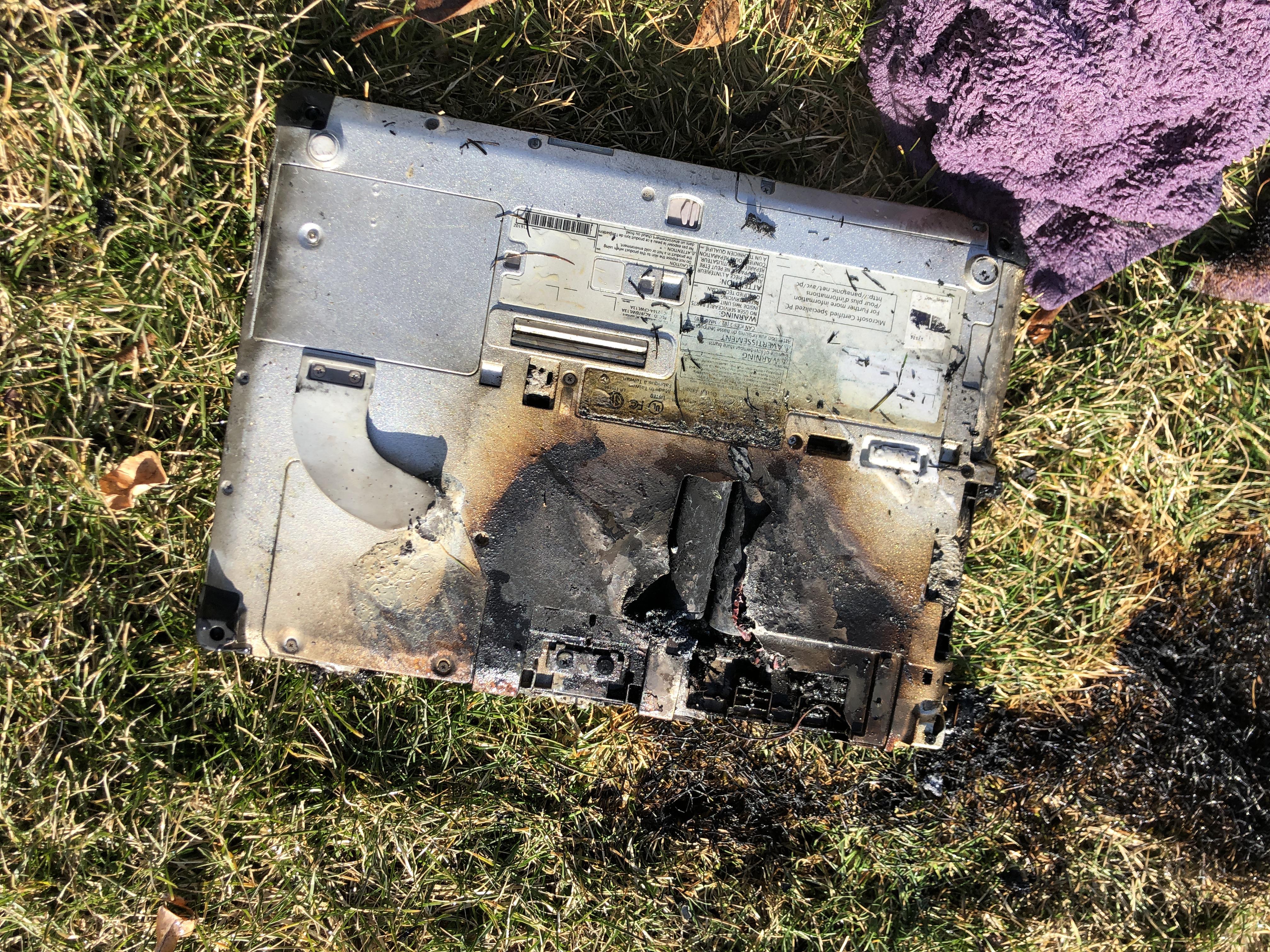 Any idea how to fix an exploded battery? Literally almost 🔥 my house down. Known issue with