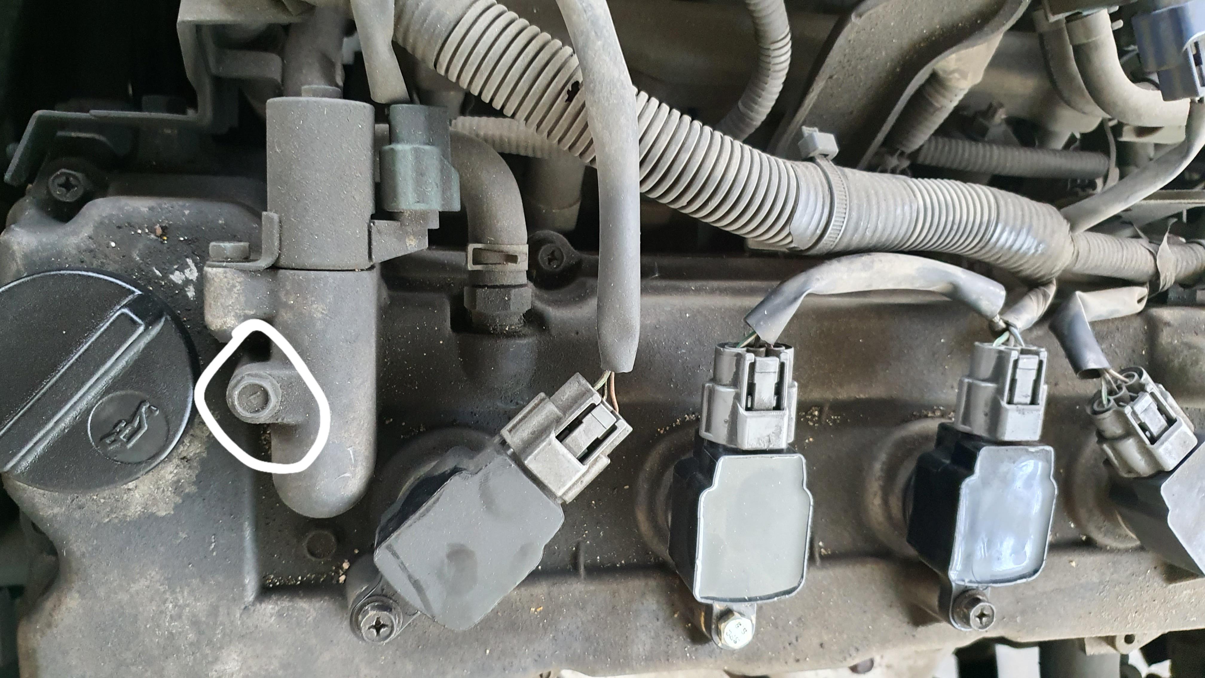 2004 Nissan Sentra 1.8 S, I messed up and broke that bolt. : MechanicAdvice