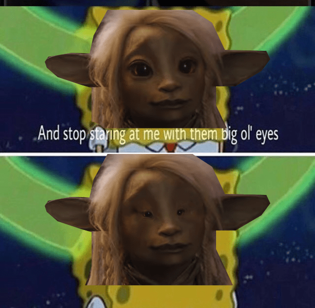 Wide Eyes Puppet Meme Seki Wallpaper