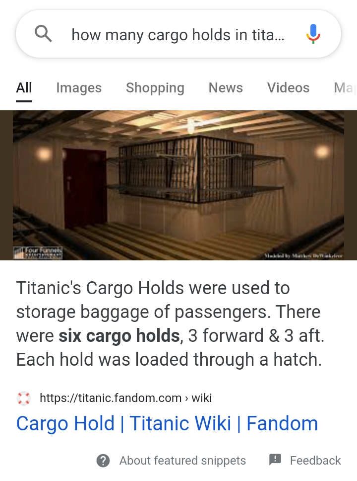 I'm genuinely confused. 1 Cargo holds in forecastle deck. 2 Cargo holds