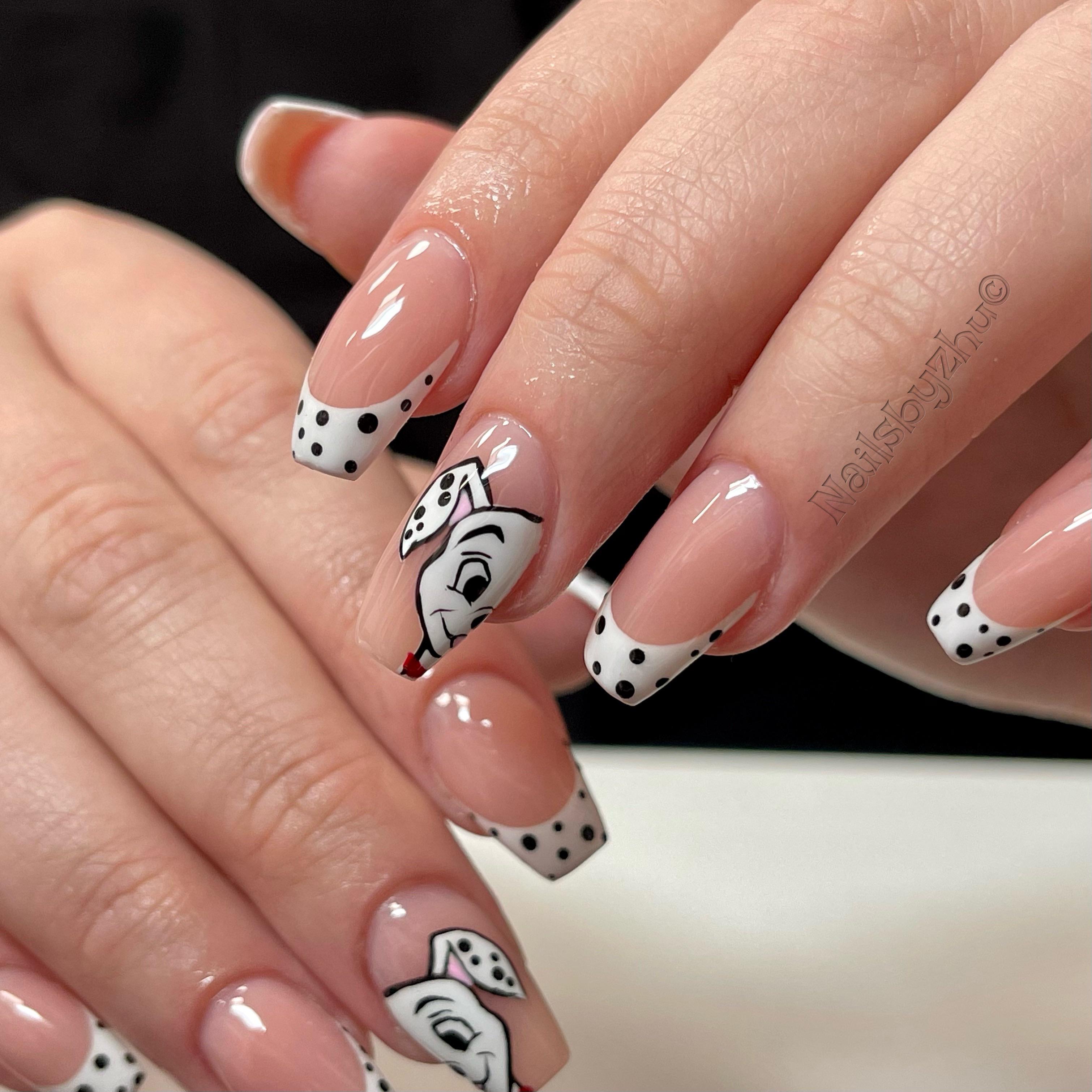 Cartoon nail art r/Nails