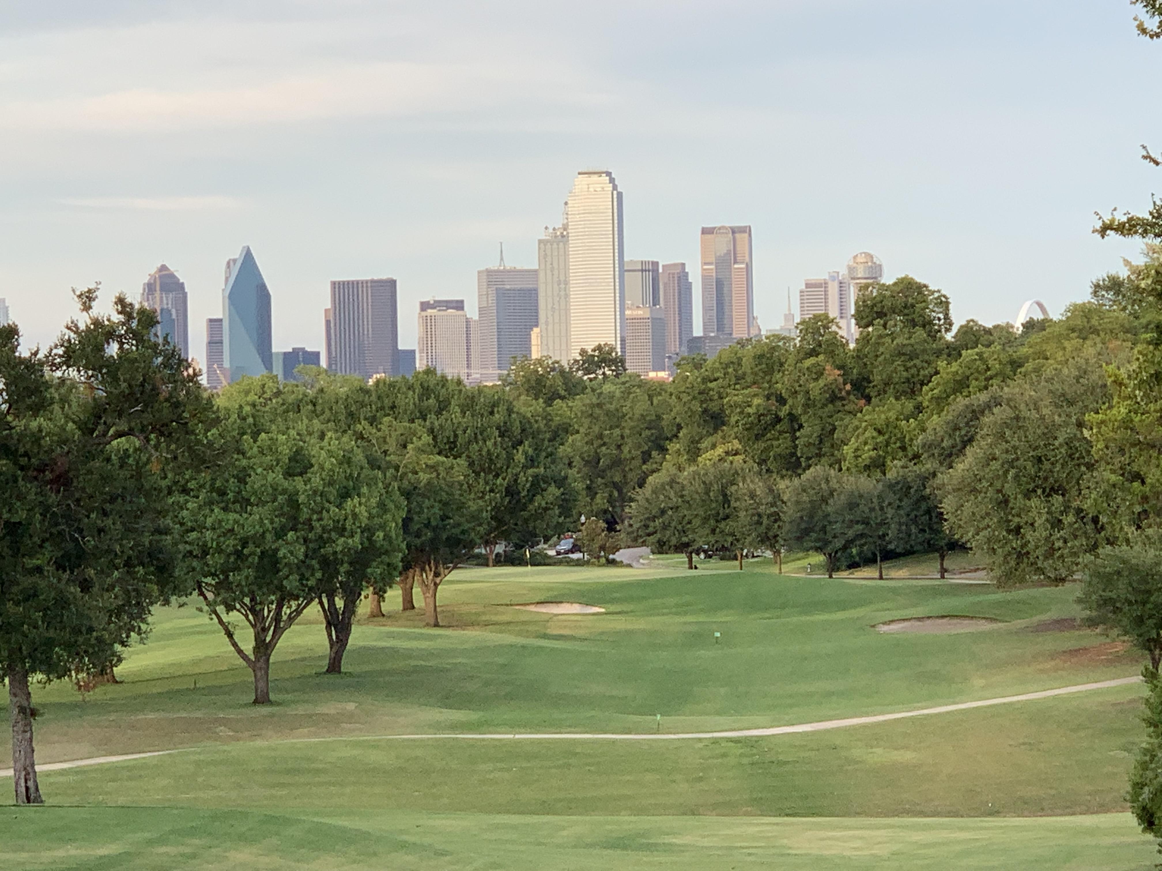 Stevens Park in Dallas, TX. 15th tee box r/golf