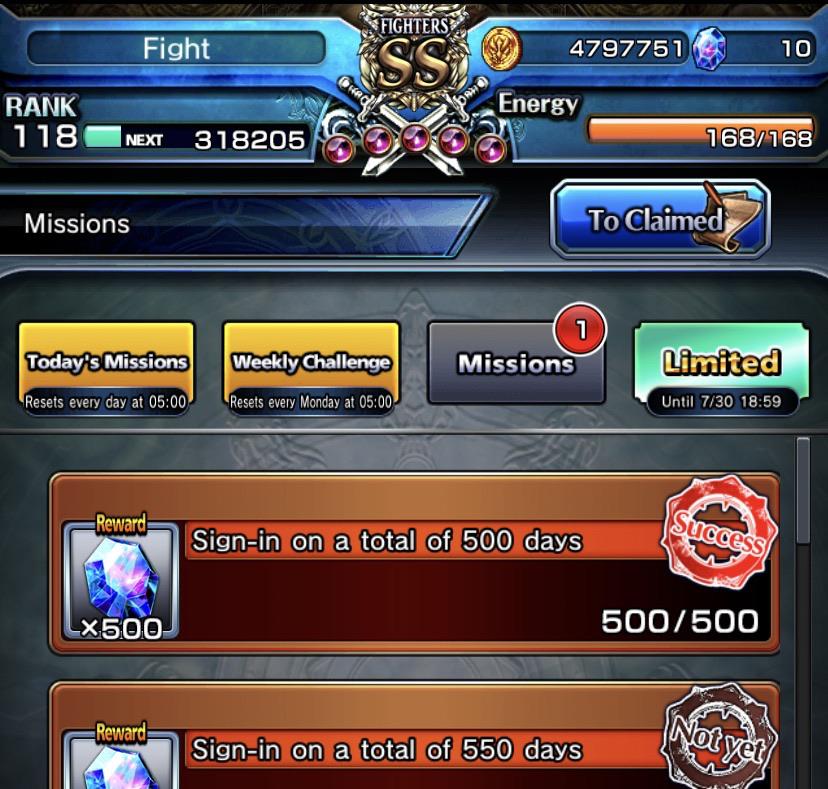 I’ve done it. The big 500 grandsummoners