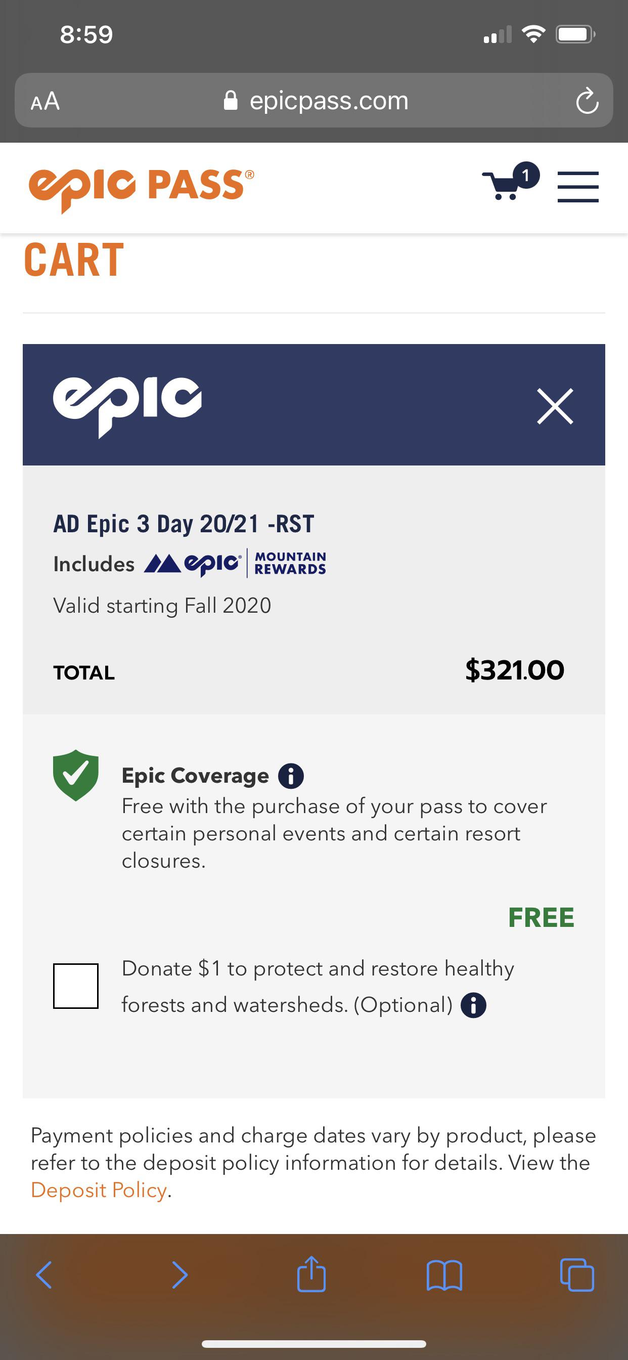 Is this Epic pass in Canadian or USD? I’m a local Burnaby resident