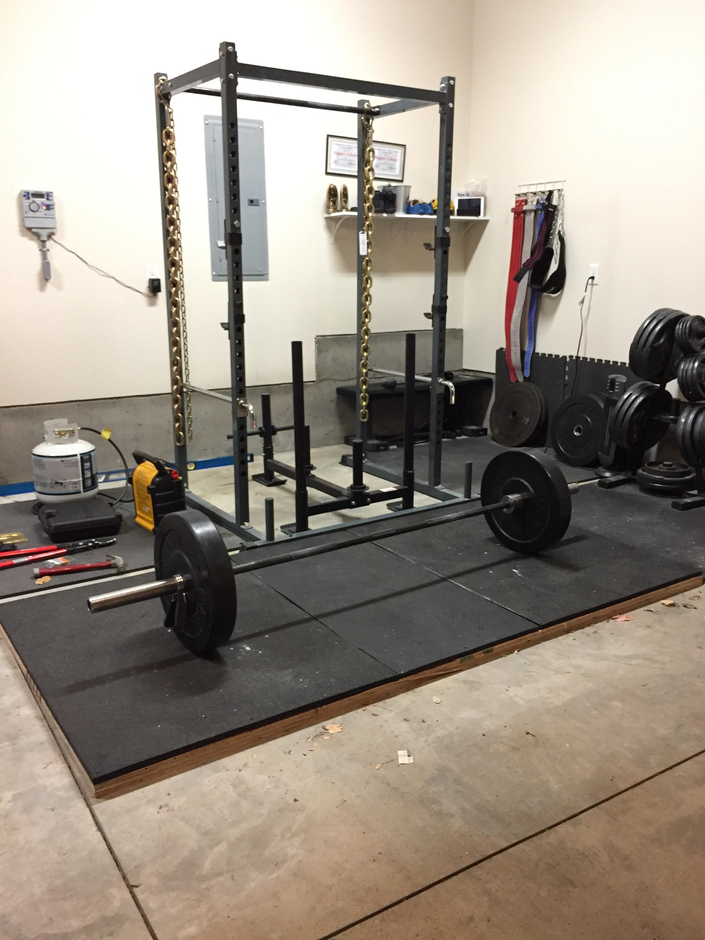 Deadlift platform complete r/homegym