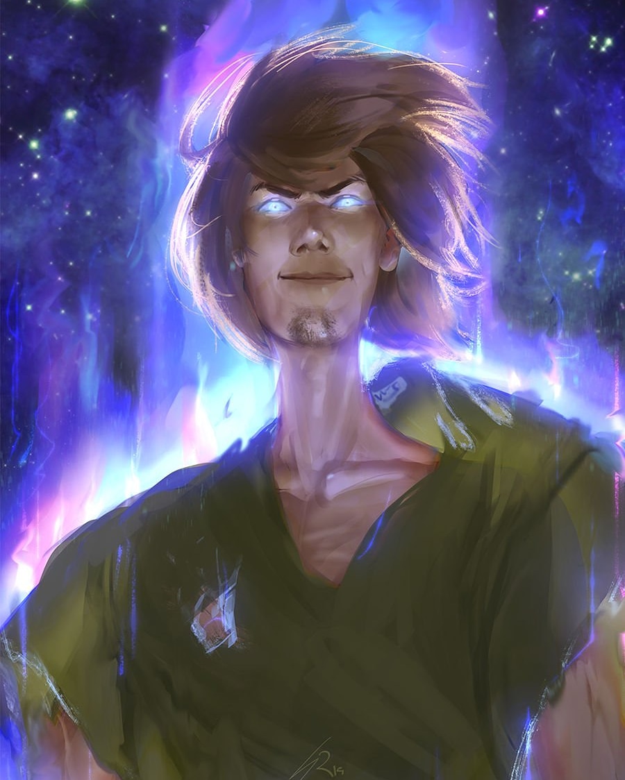 A rare siting of shaggy using 100 power was allowed to be captured in picture format by shaggy