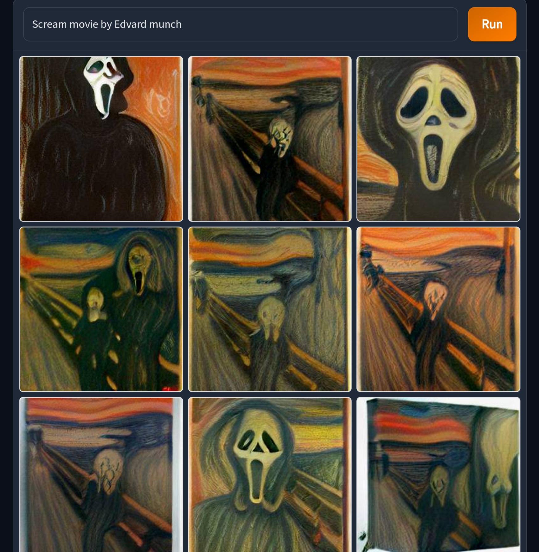 Scream Movie by Edvard Munch weirddalle
