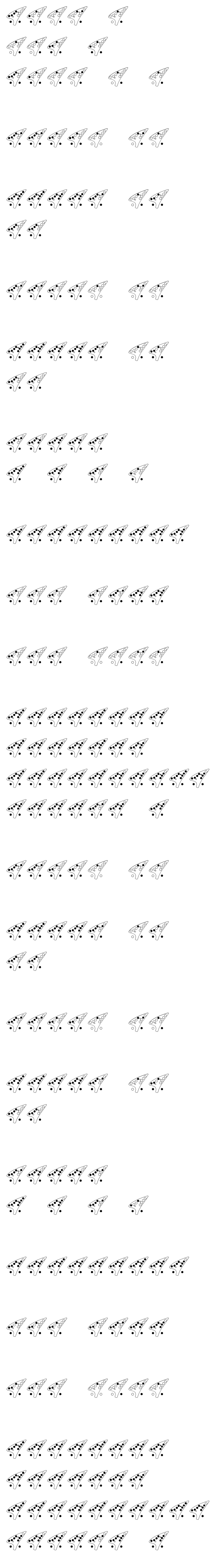 Pollyanna from Mother/Earthbound Beginnings ocarina tabs r/Ocarina