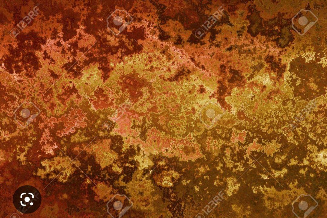 Has anyone ever tried painting rusted gold before? If so I'd like to