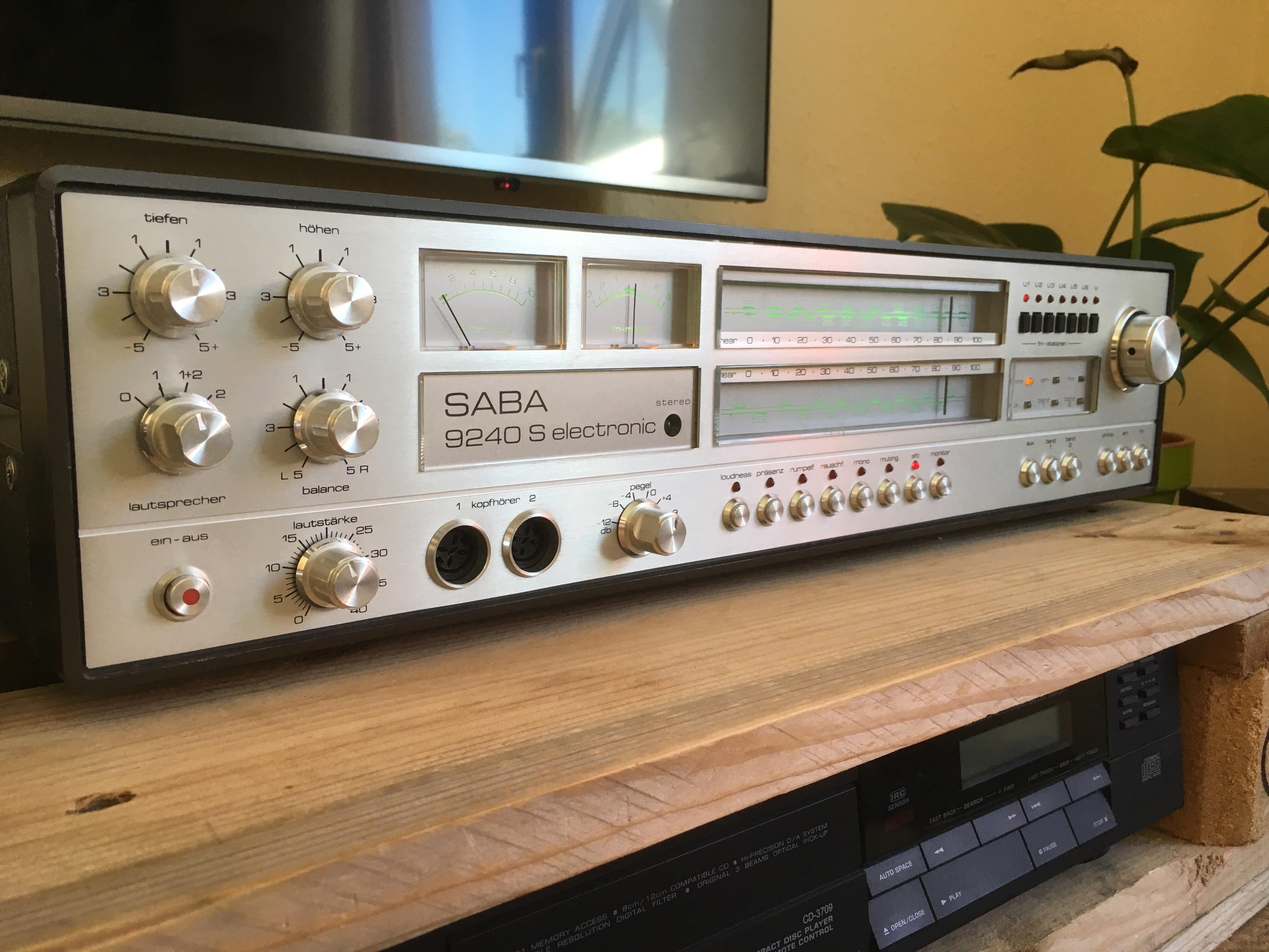 1978 SABA 9240S Electronic Stereo Receiver r/vintageaudio