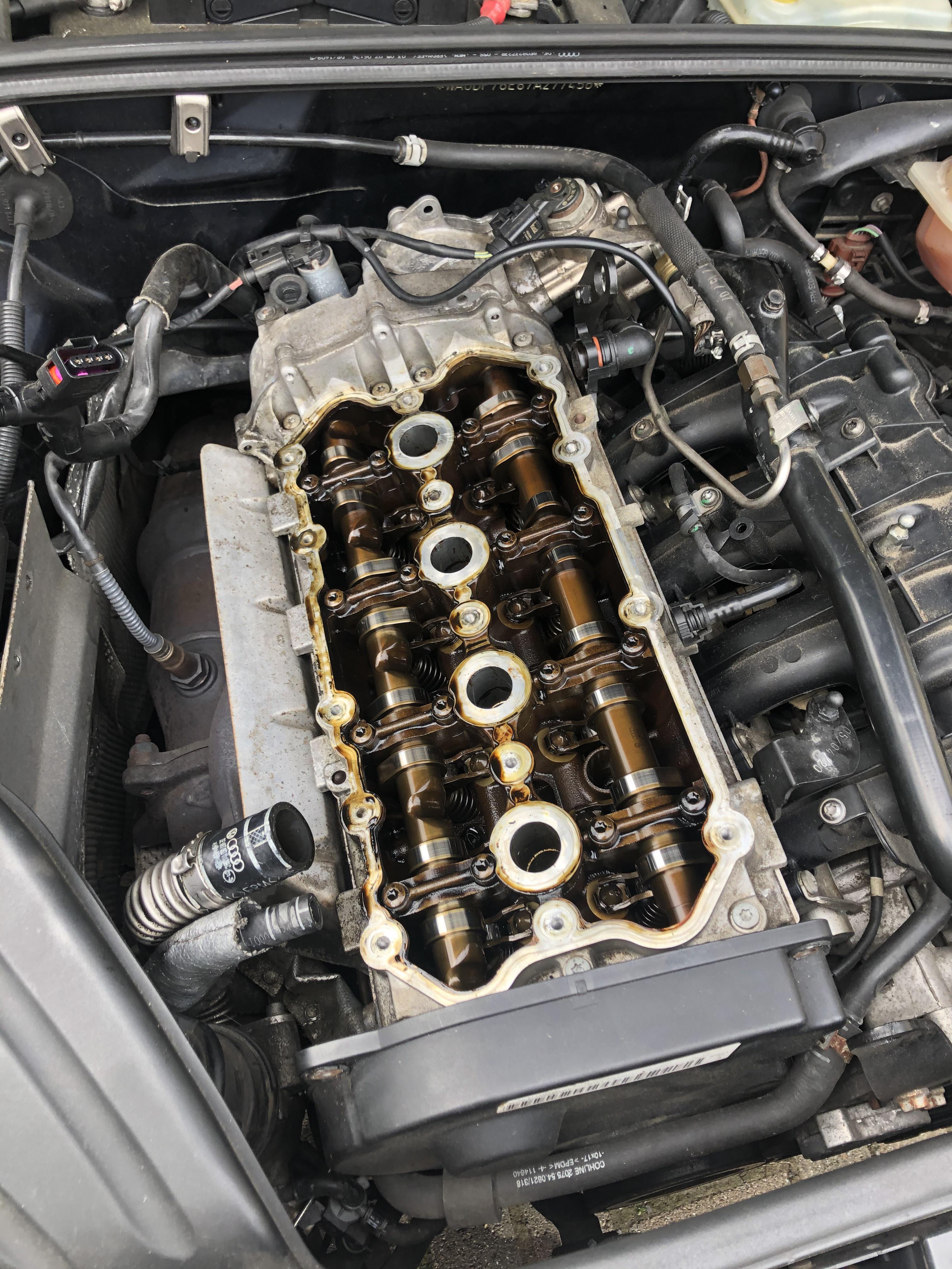 Had to change my valve cover today. Should I worry about the color