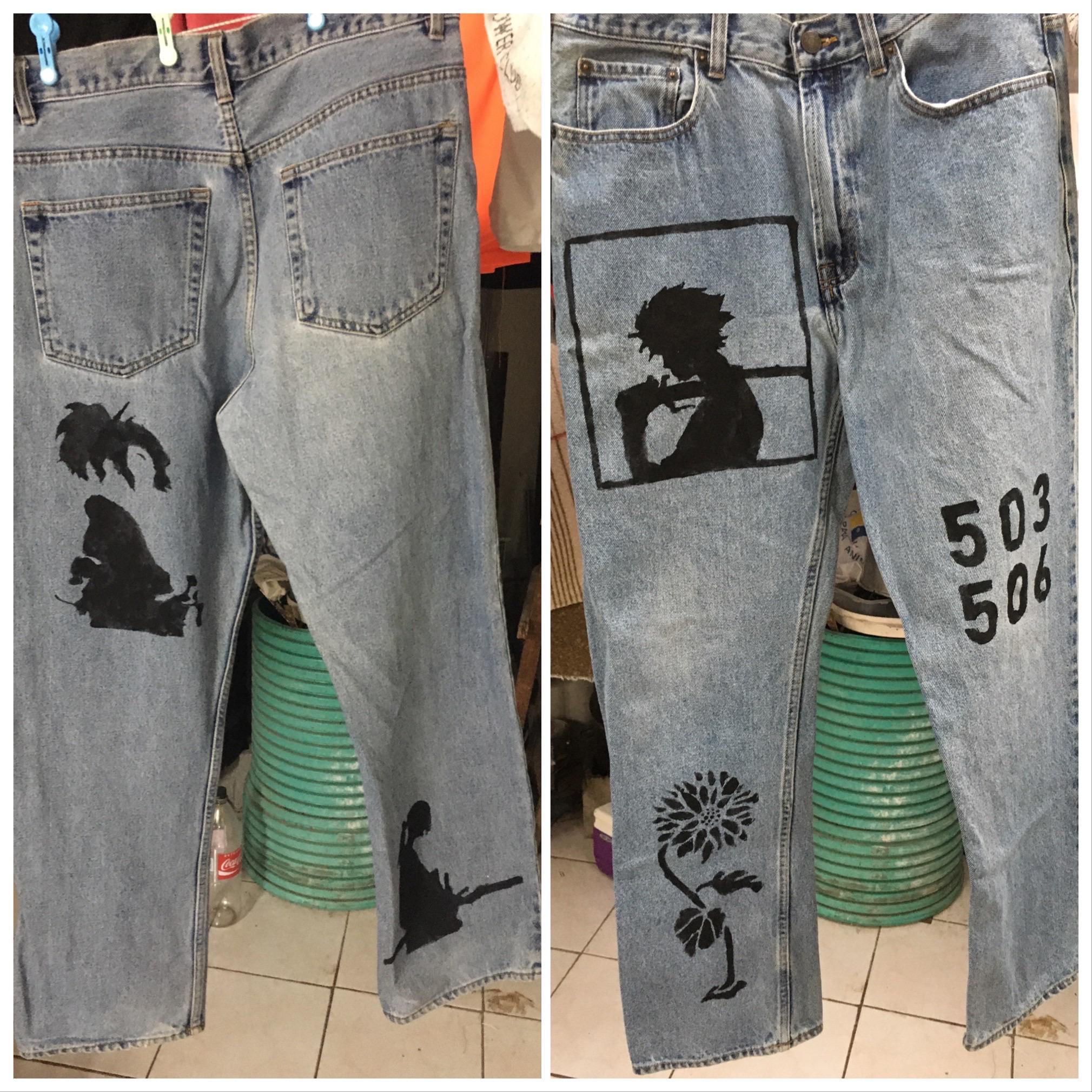 Some custom pants I just recently painted. Love how they turned out