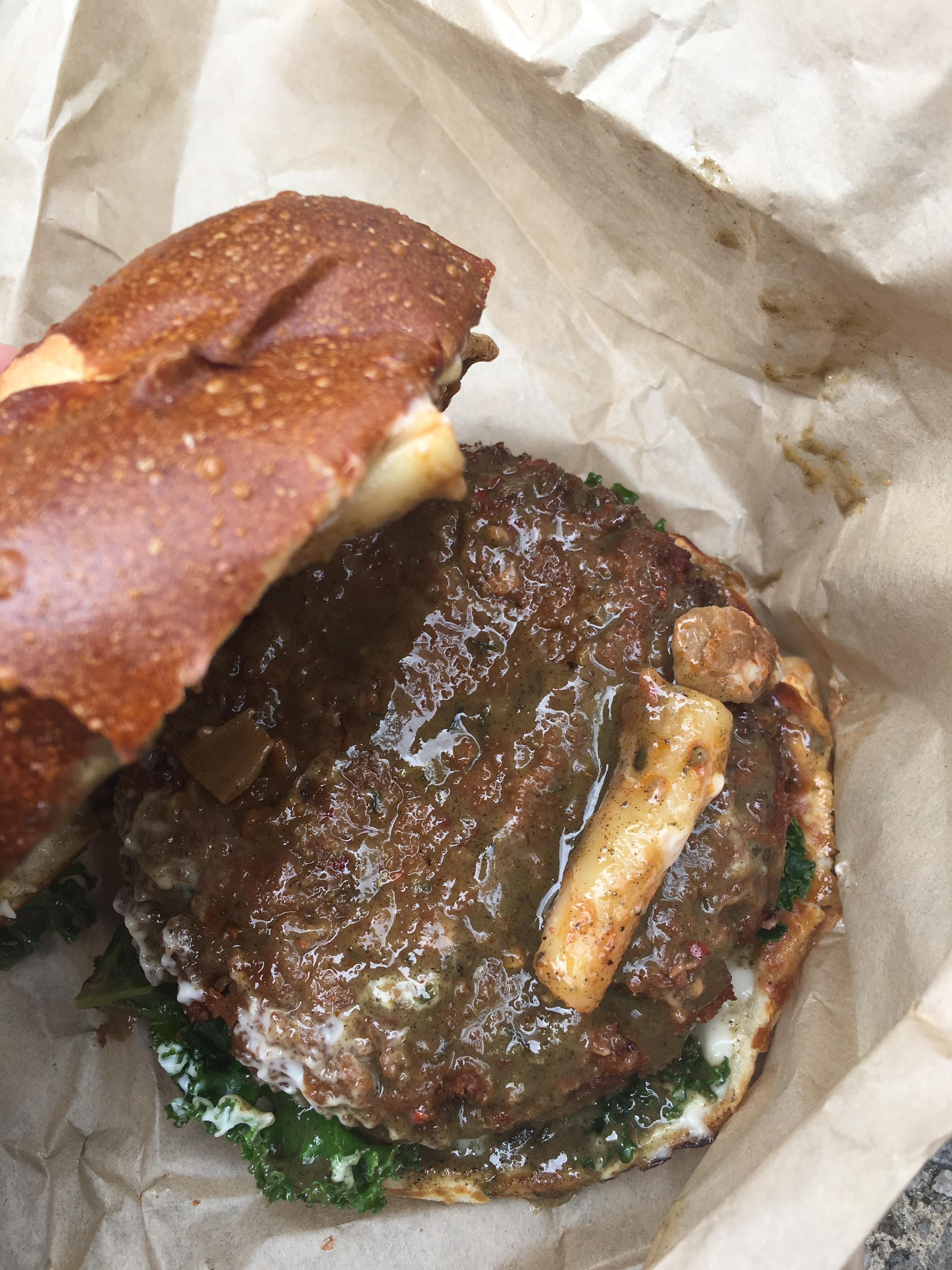 Seitan Burger from Cinnamon Snail 🐌 r/vegan