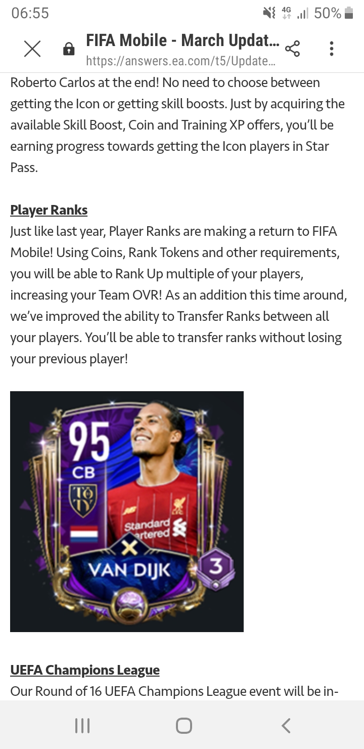 [Q] Player rankings FUTMobile