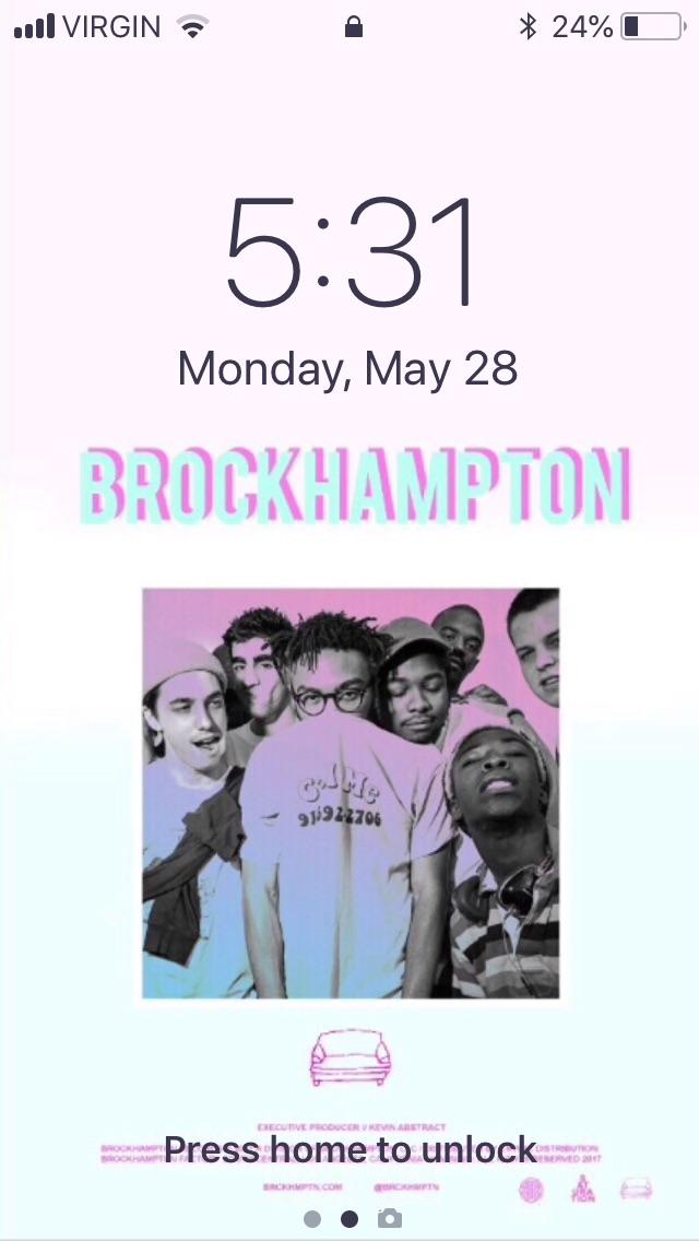My phone wallpaper. Change it? r/brockhampton