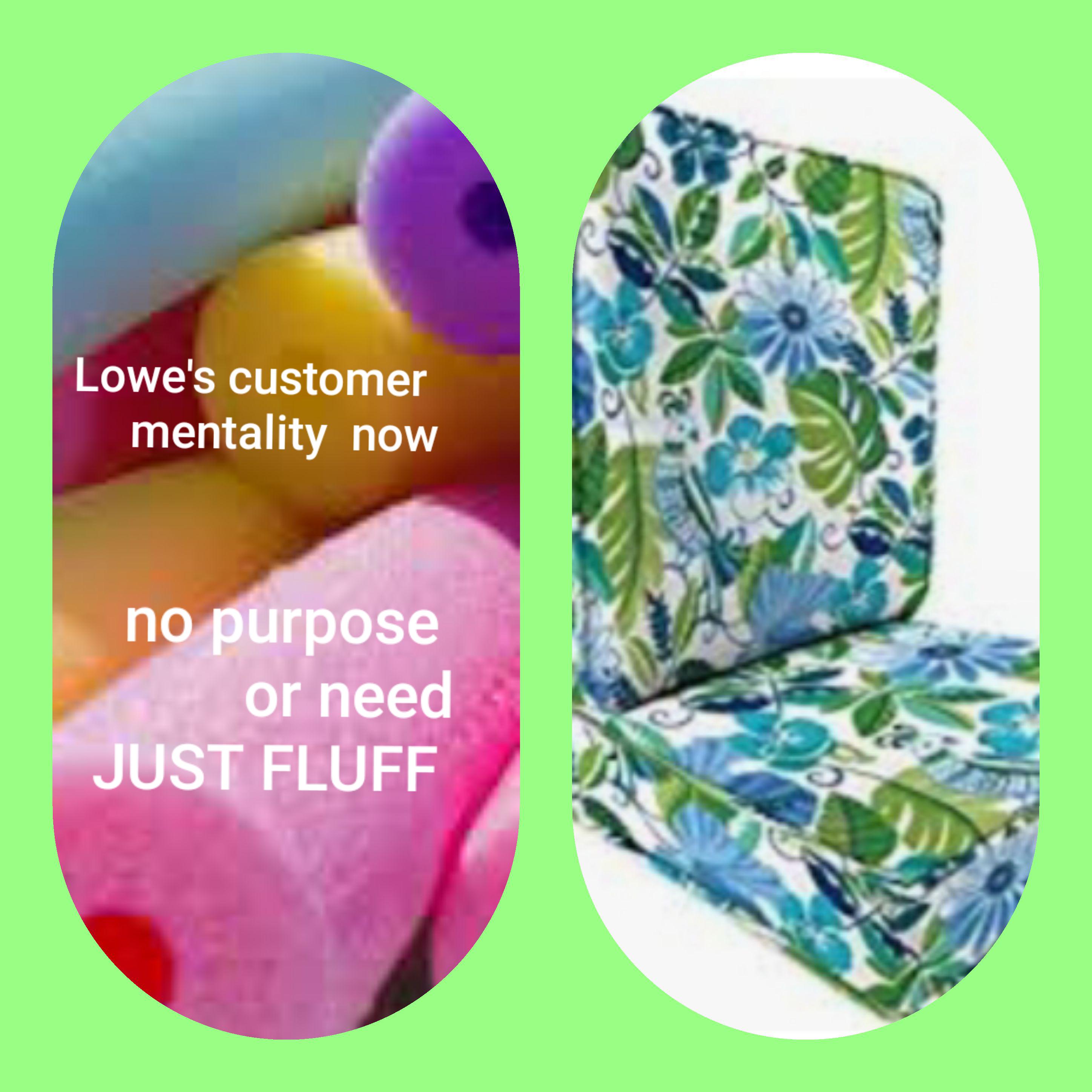 Pool noodles and seat cushions r/Lowes