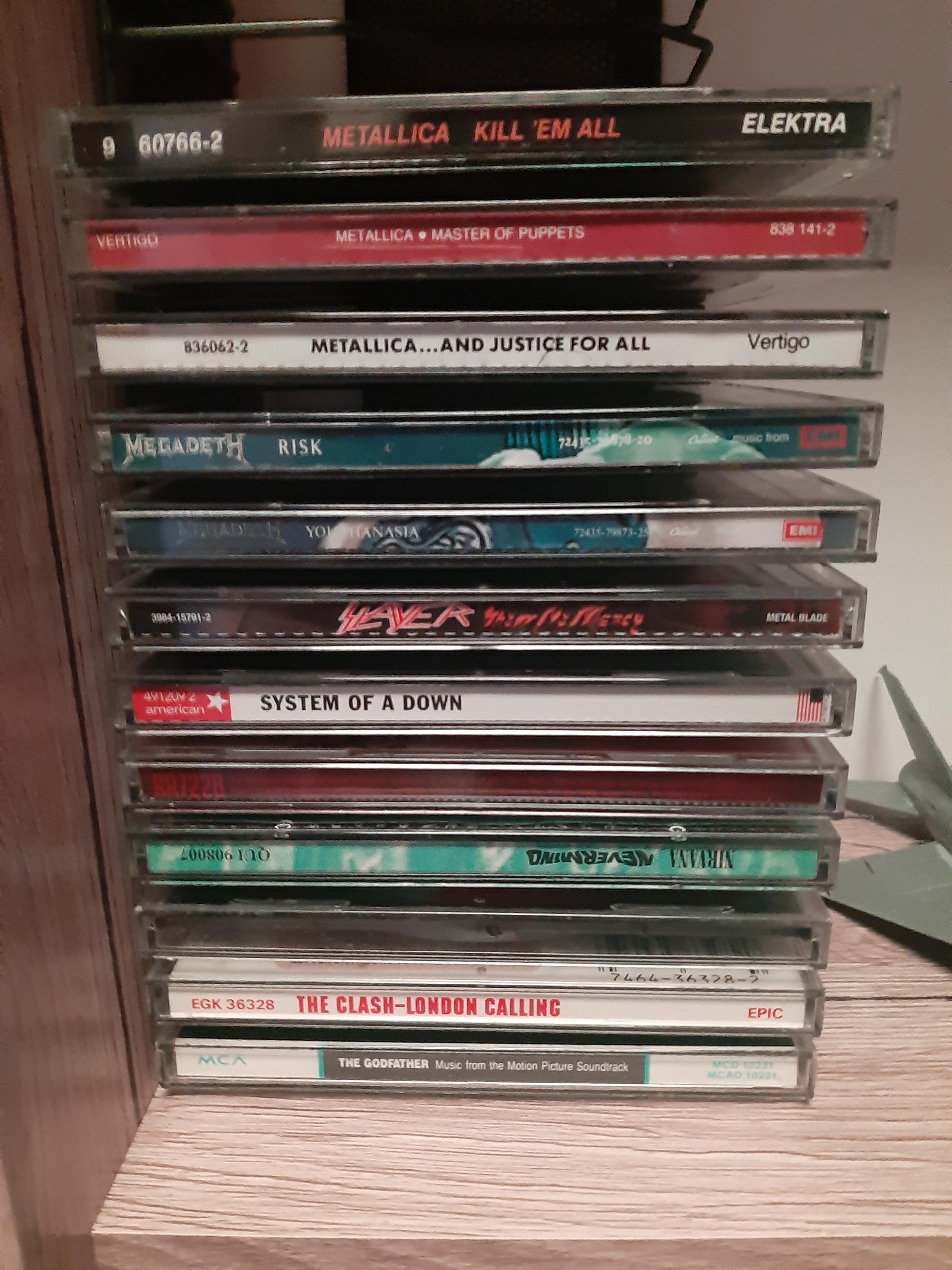My CD collection so far I've been collecting them for like a month r
