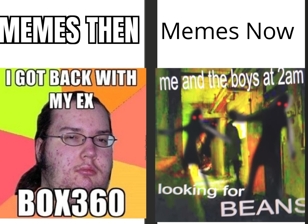 Then Vs Now Memes