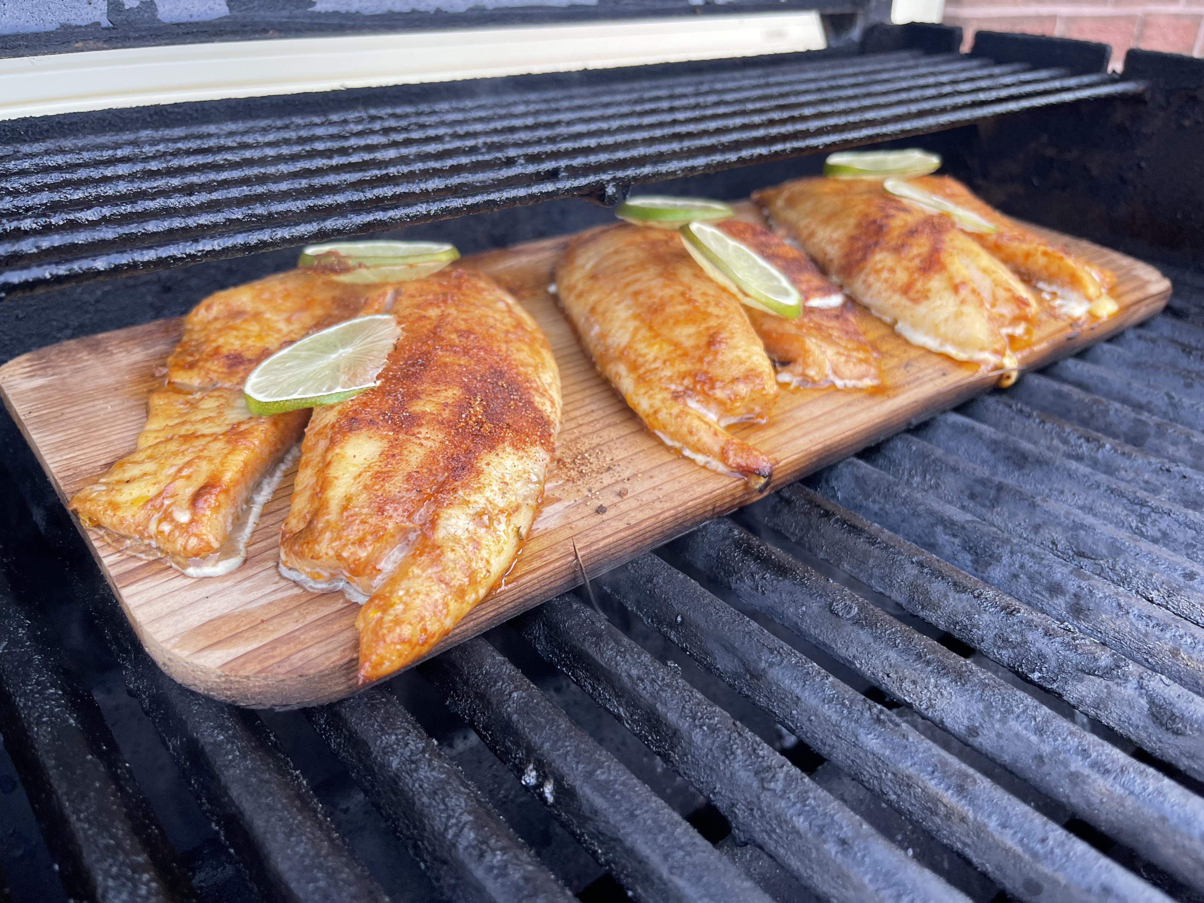 [Homemade] Grilled Tilapia r/food