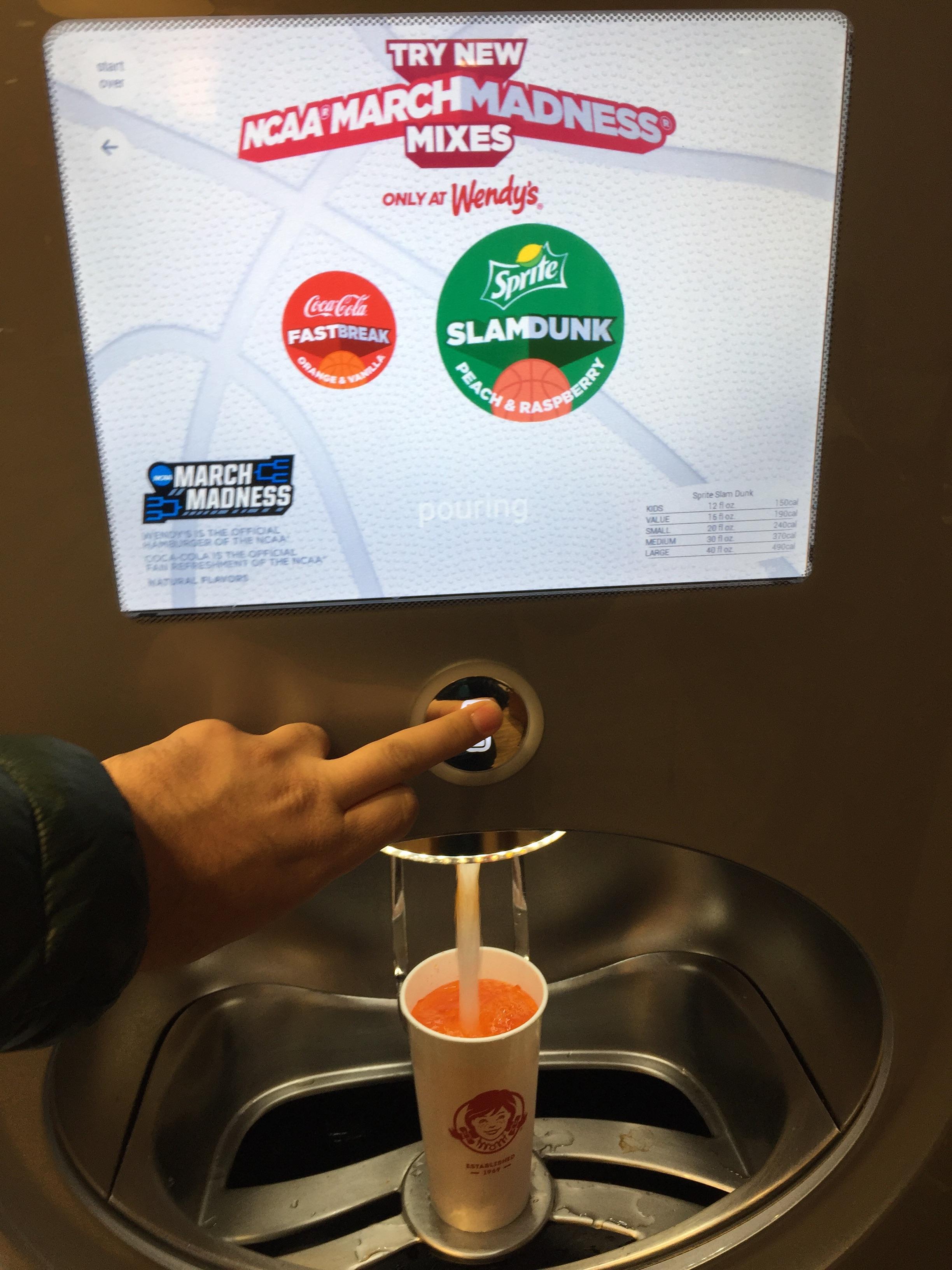 New March Madness Coke and Sprite flavors at Wendy’s ToFizzOrNotToFizz