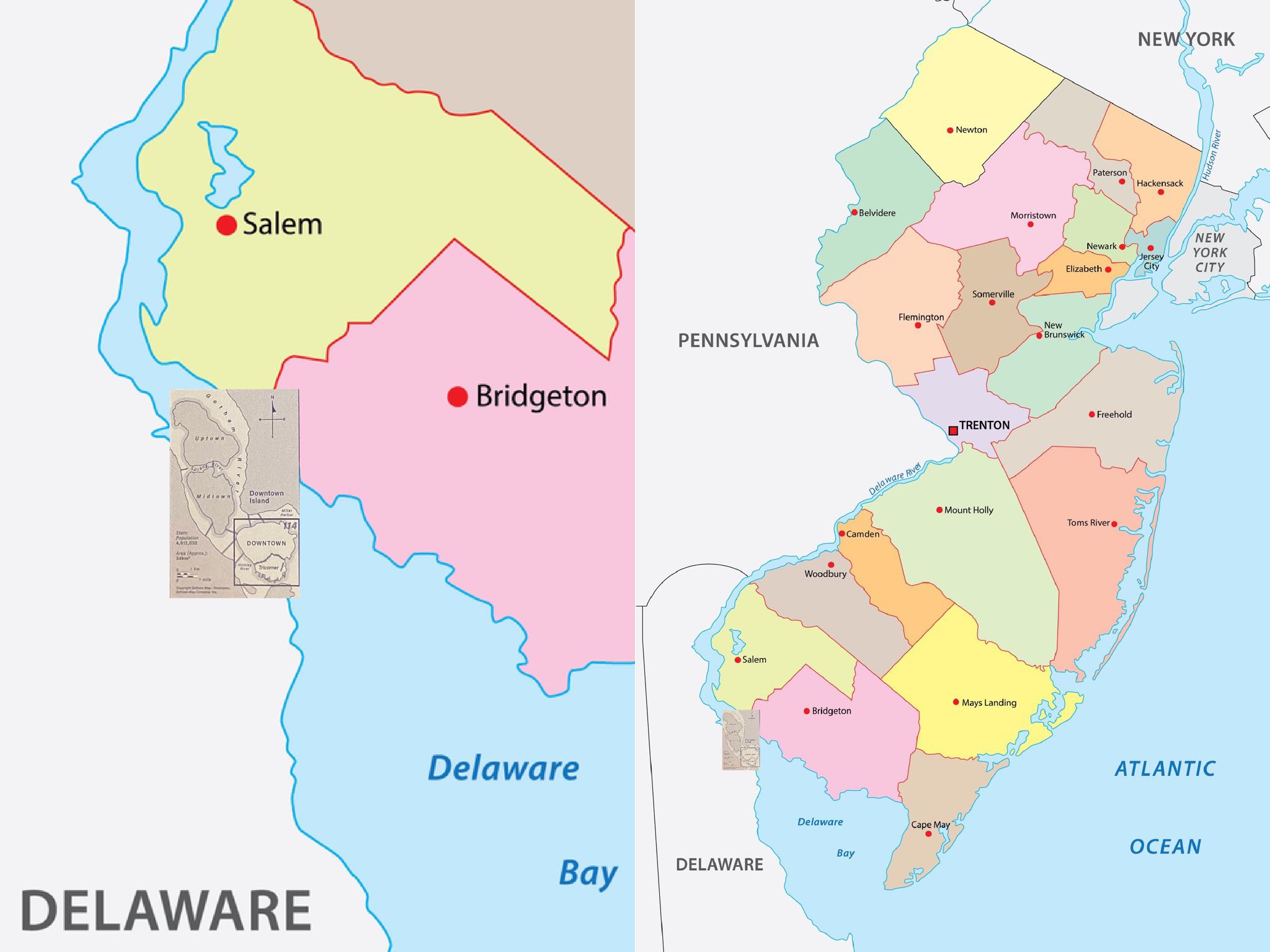 Here’s a quick mockup I made to show where Gotham would generally be