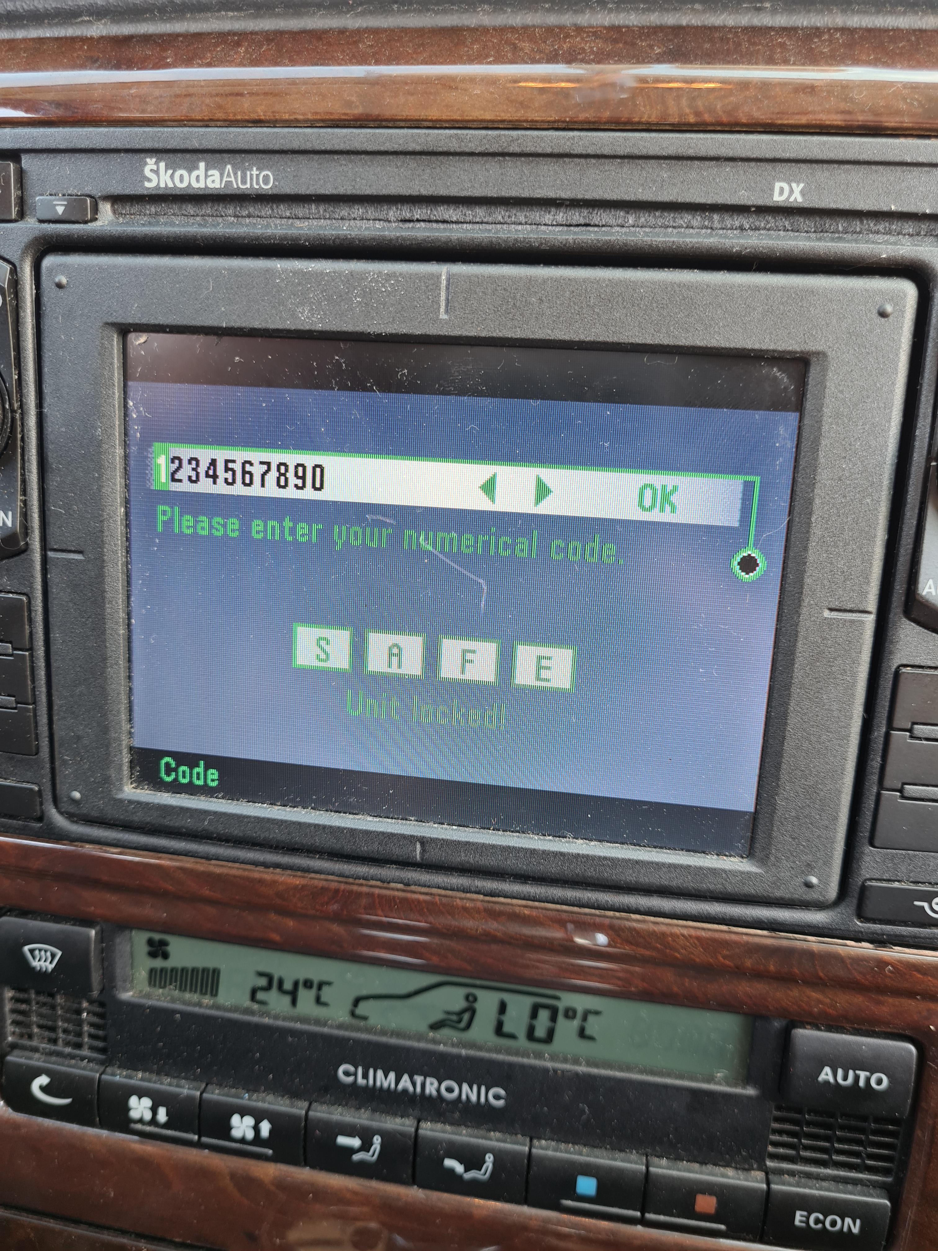 Help. My radio is locked. After locking it, we found out that we could