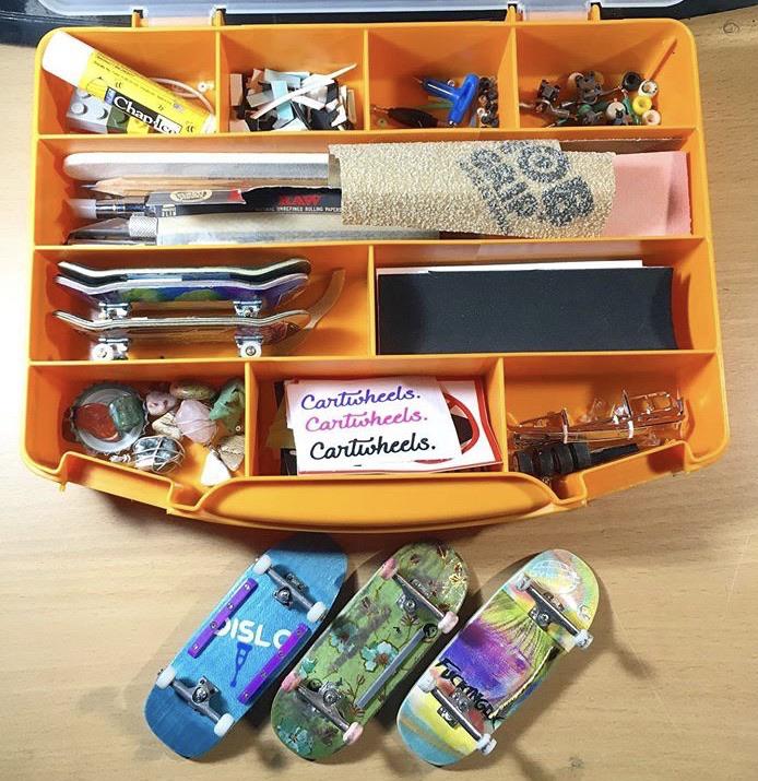 If you need a storage box for your fingerboard stash, hit up any