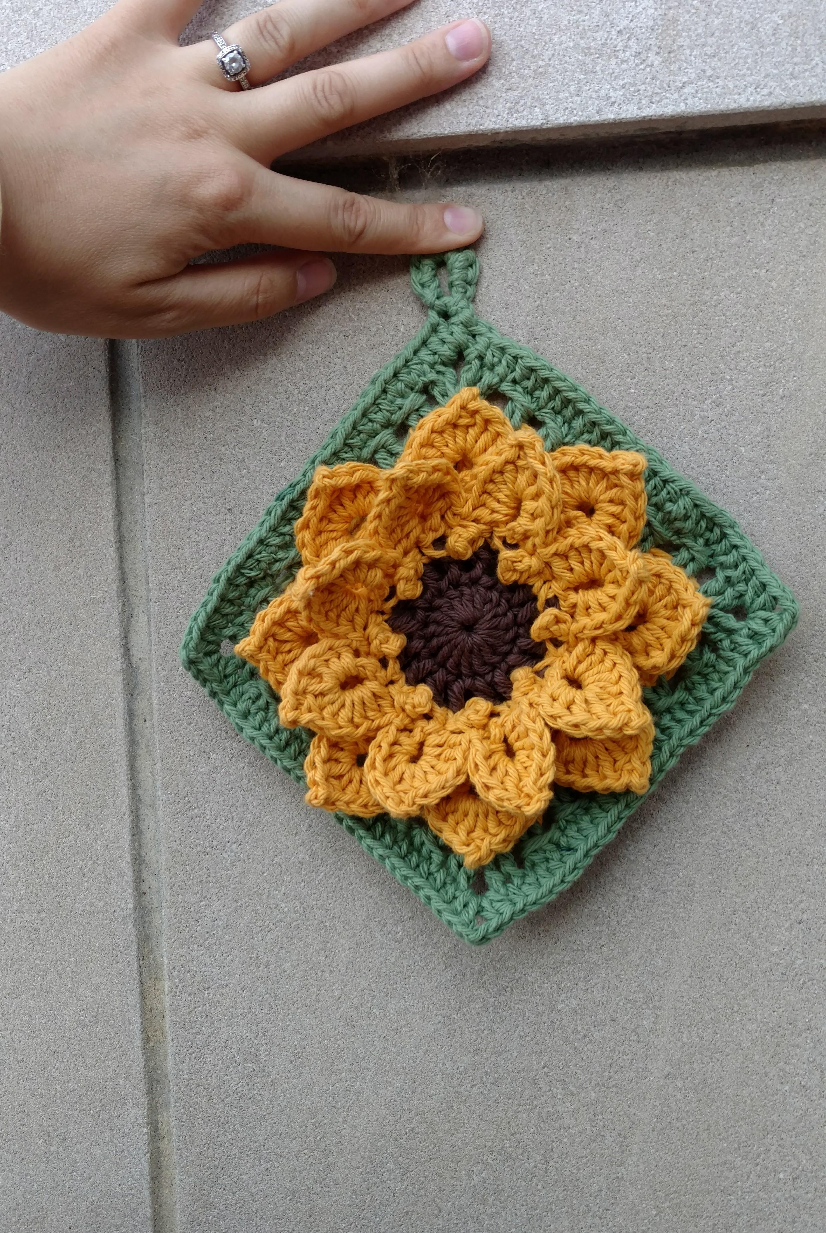 Both my first potholder and officially the hardest pattern I have done