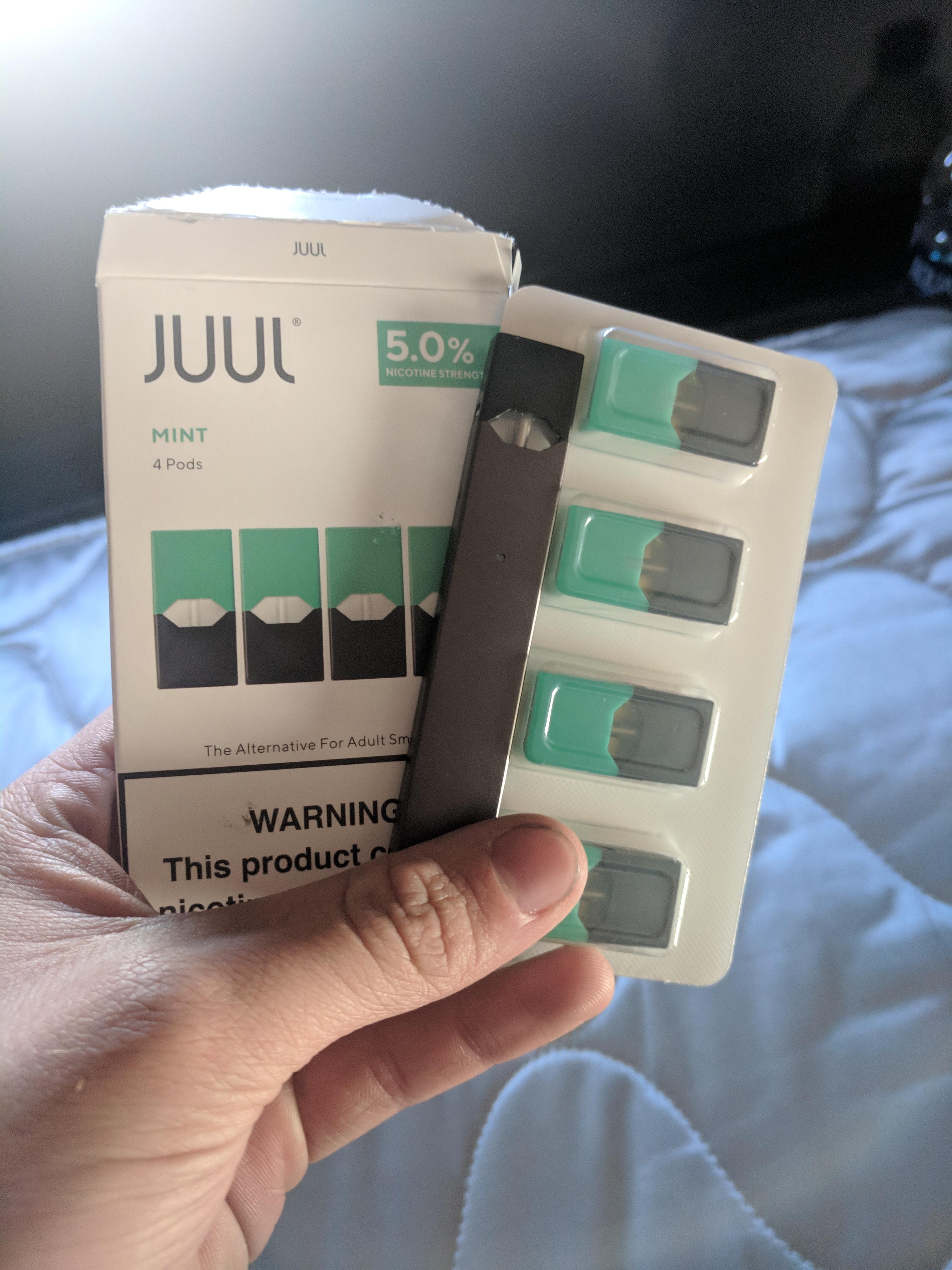 Fresh pack of mint pods 💦💦 r/juul