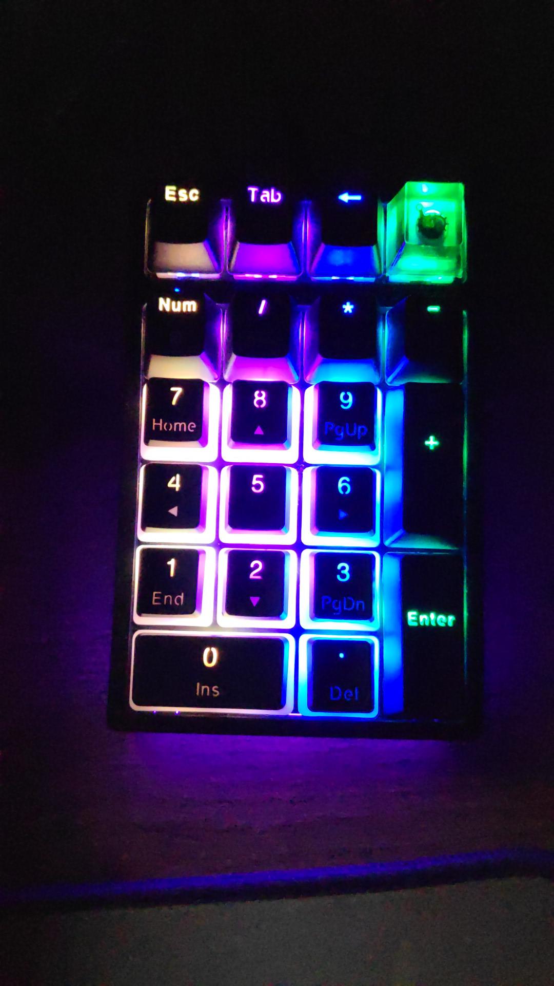 Custom numpad! My first customized k24. Build for 30! I use Google