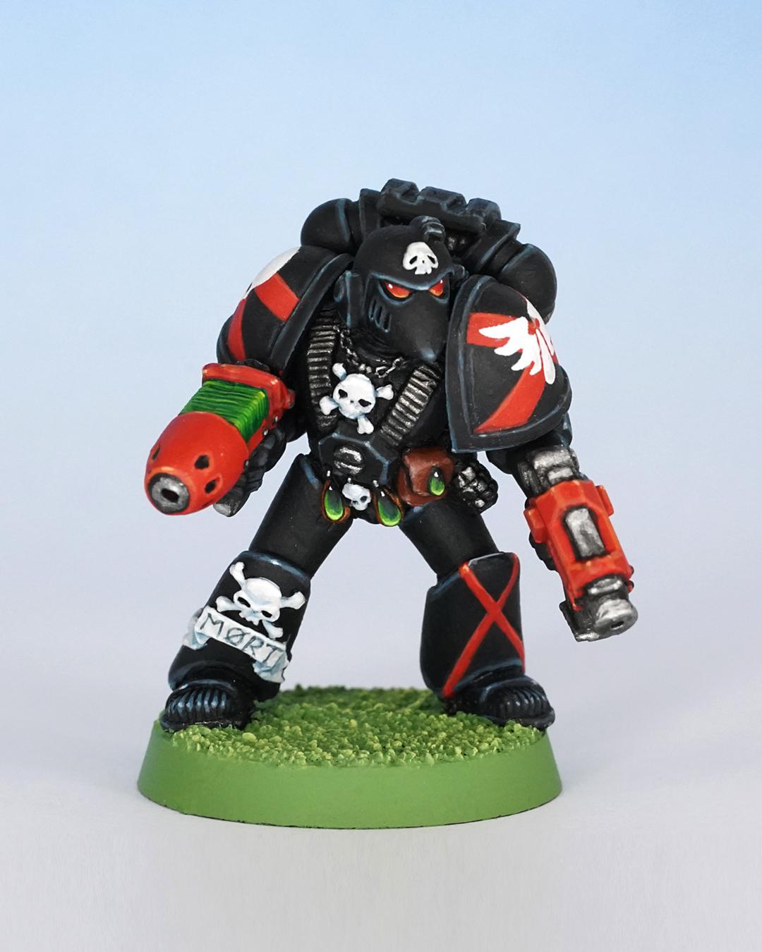 Classic Death Company in box art trim. Really enjoy these old models