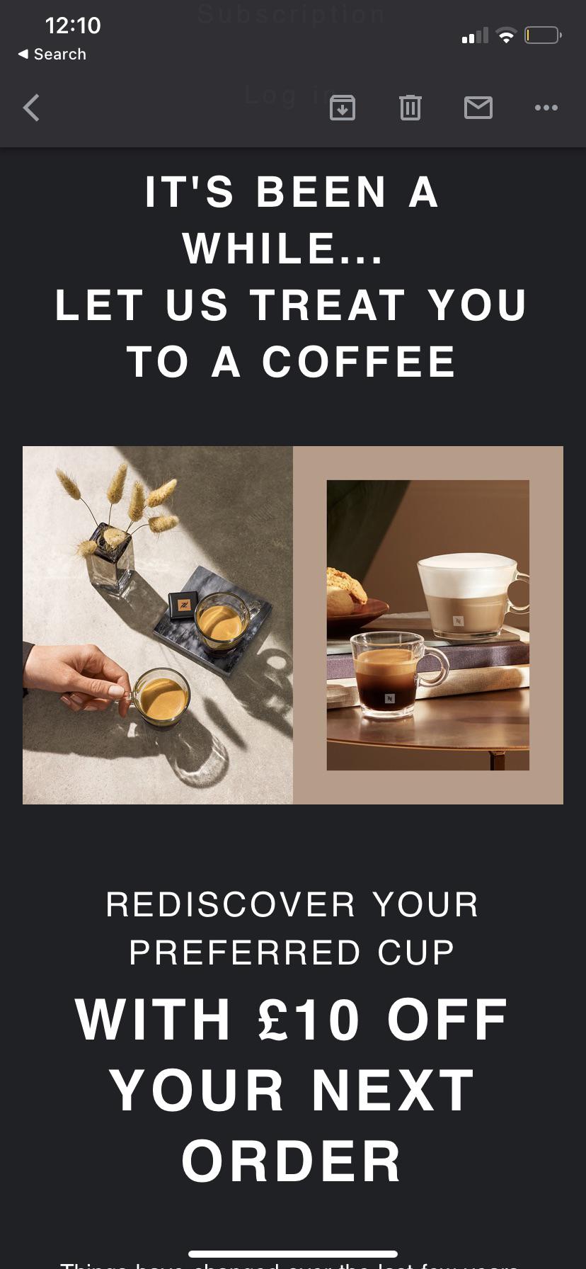 Anyone in the UK get this email but it won’t apply at checkout? r