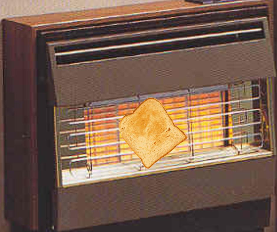 Did anyone else burn their toast on a gas fire? r/80s