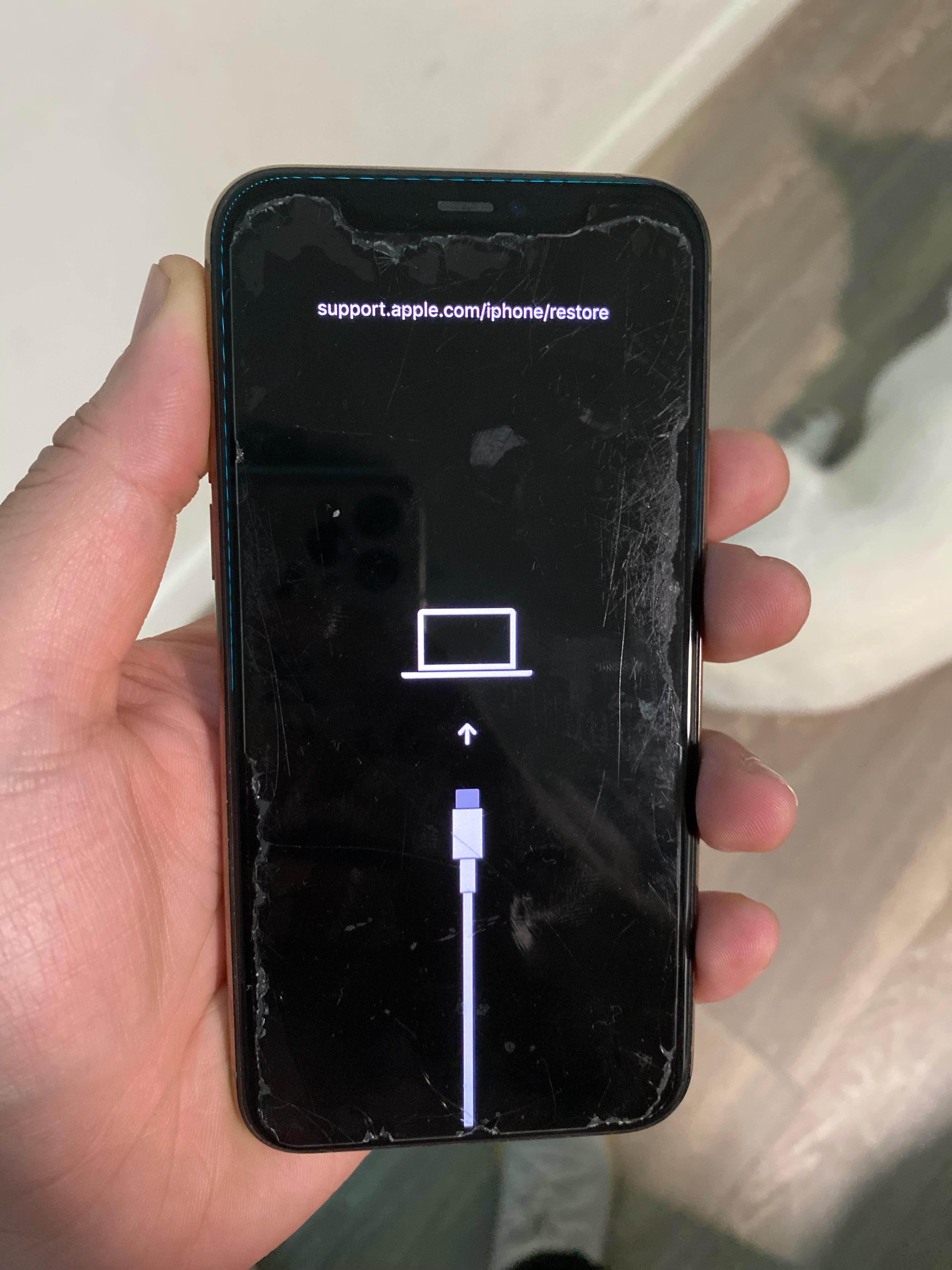 iPhone 11 pro stuck in this screen and i couldn’t figure out how to fix