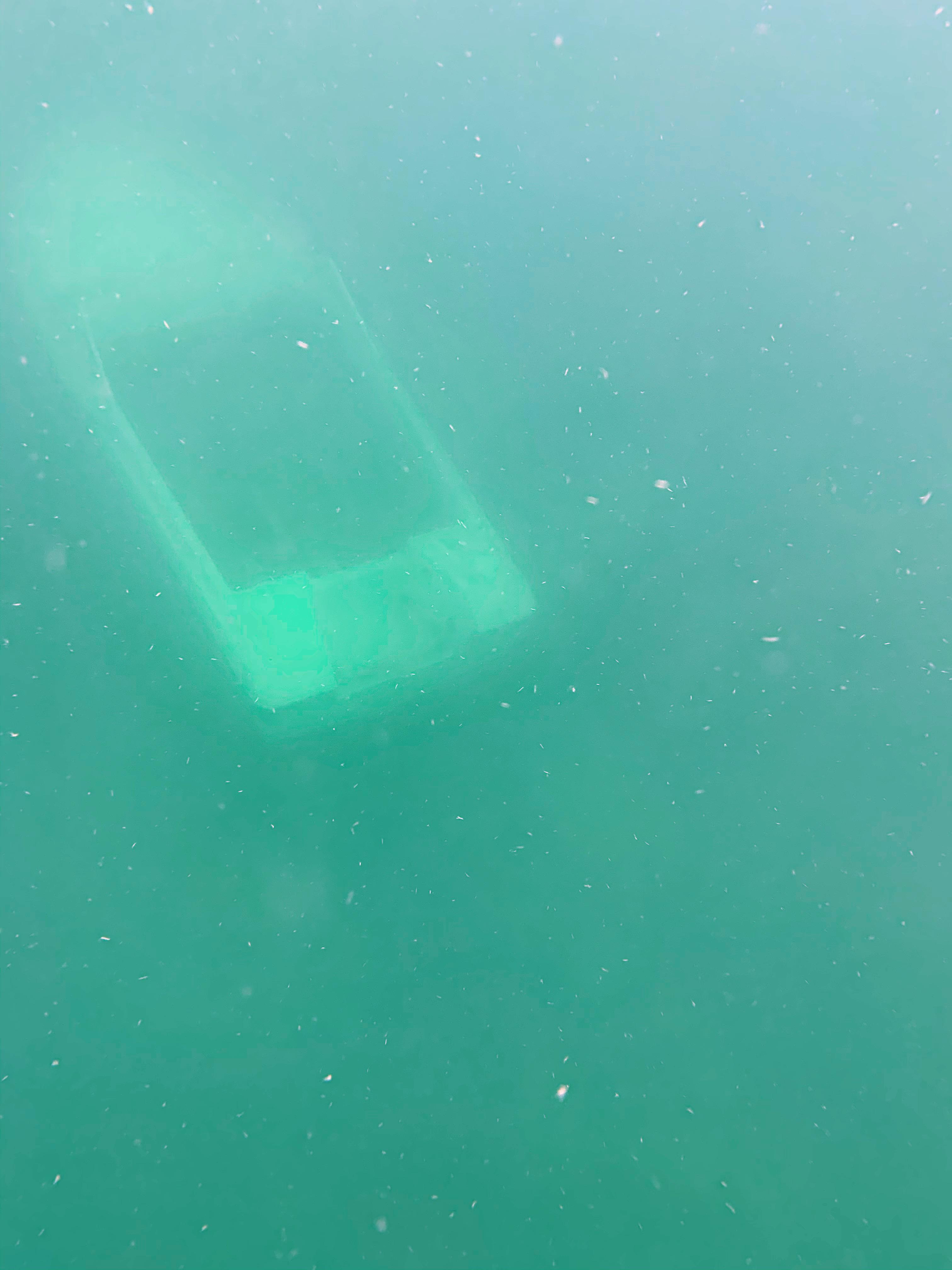 Sunken runabout in Lake De Smet Wyoming r/submechanophobia