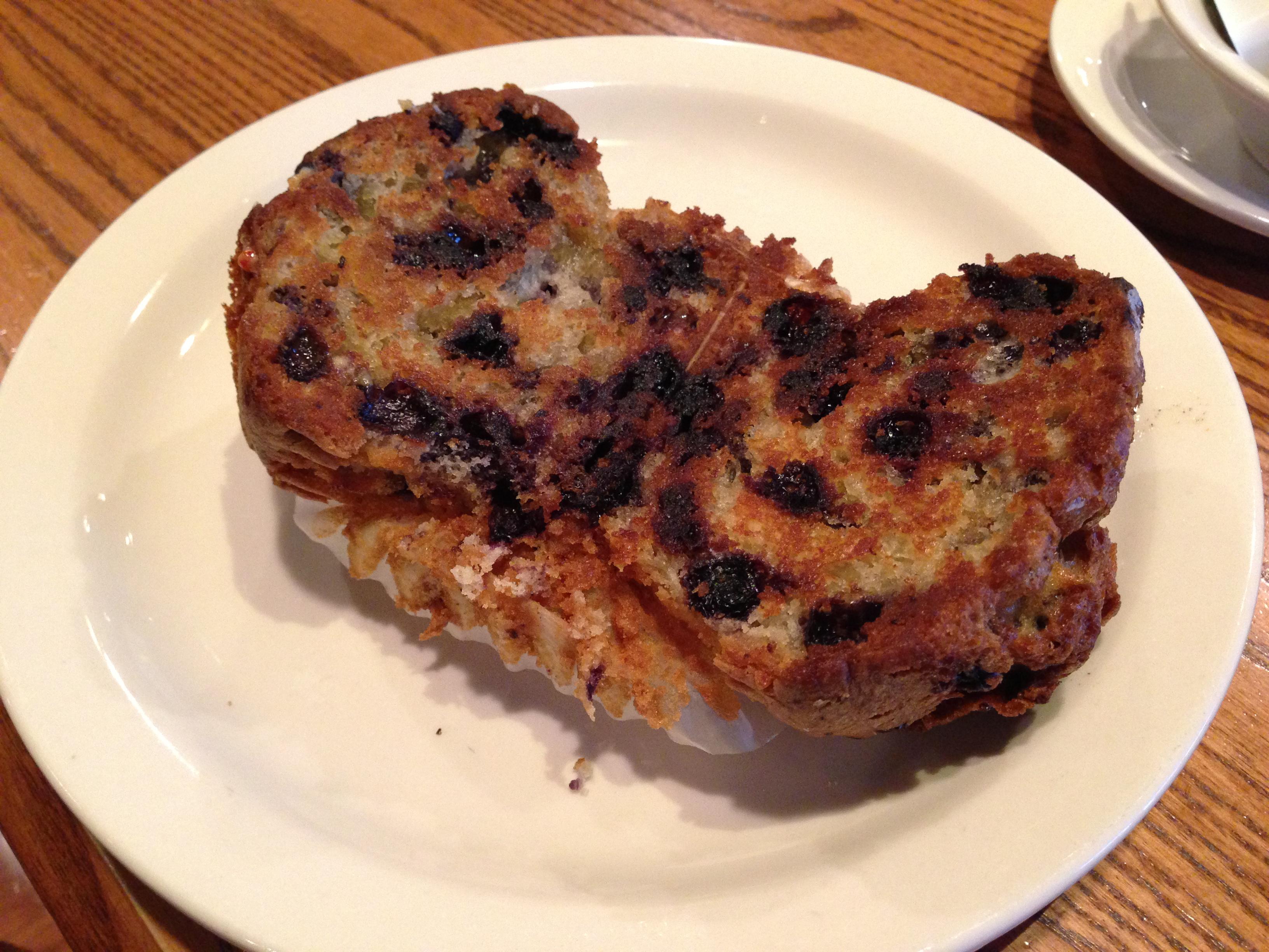 Blueberry Muffin, Grilled