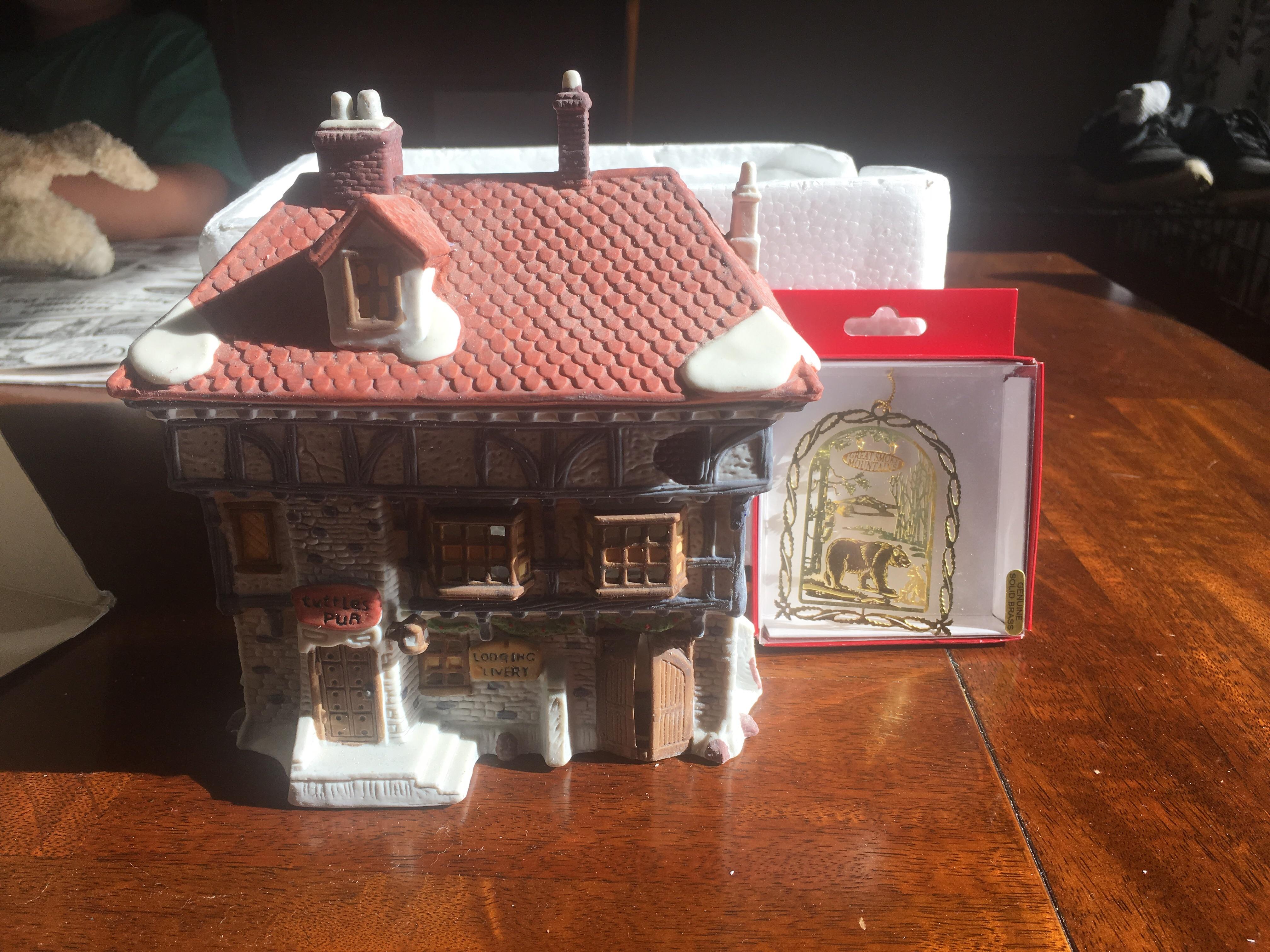 I did Arbitrary day on Reddit Secret Santa. They added to my growing Dickens Village. r/christmas